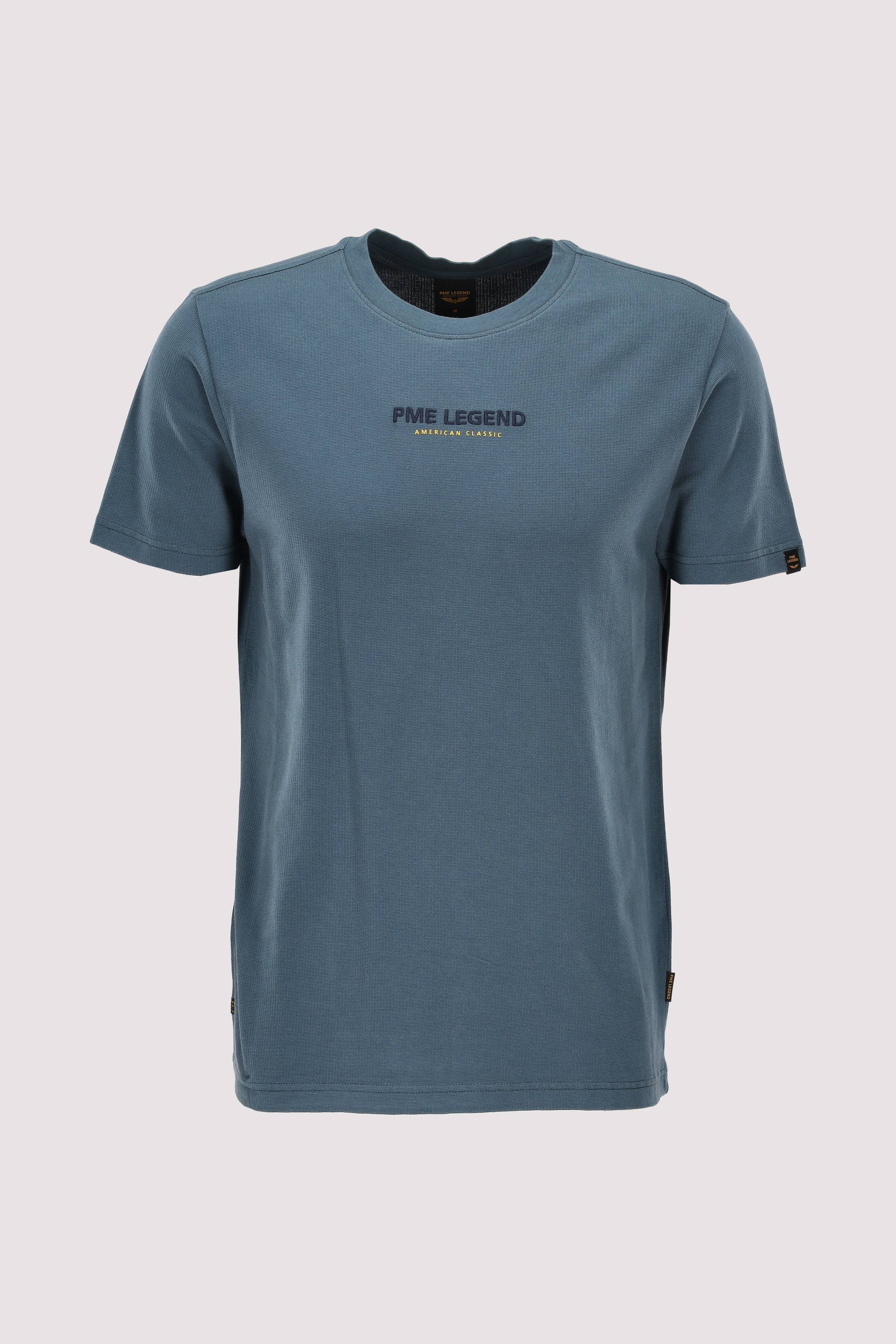 Short sleeve r-neck flat waffl