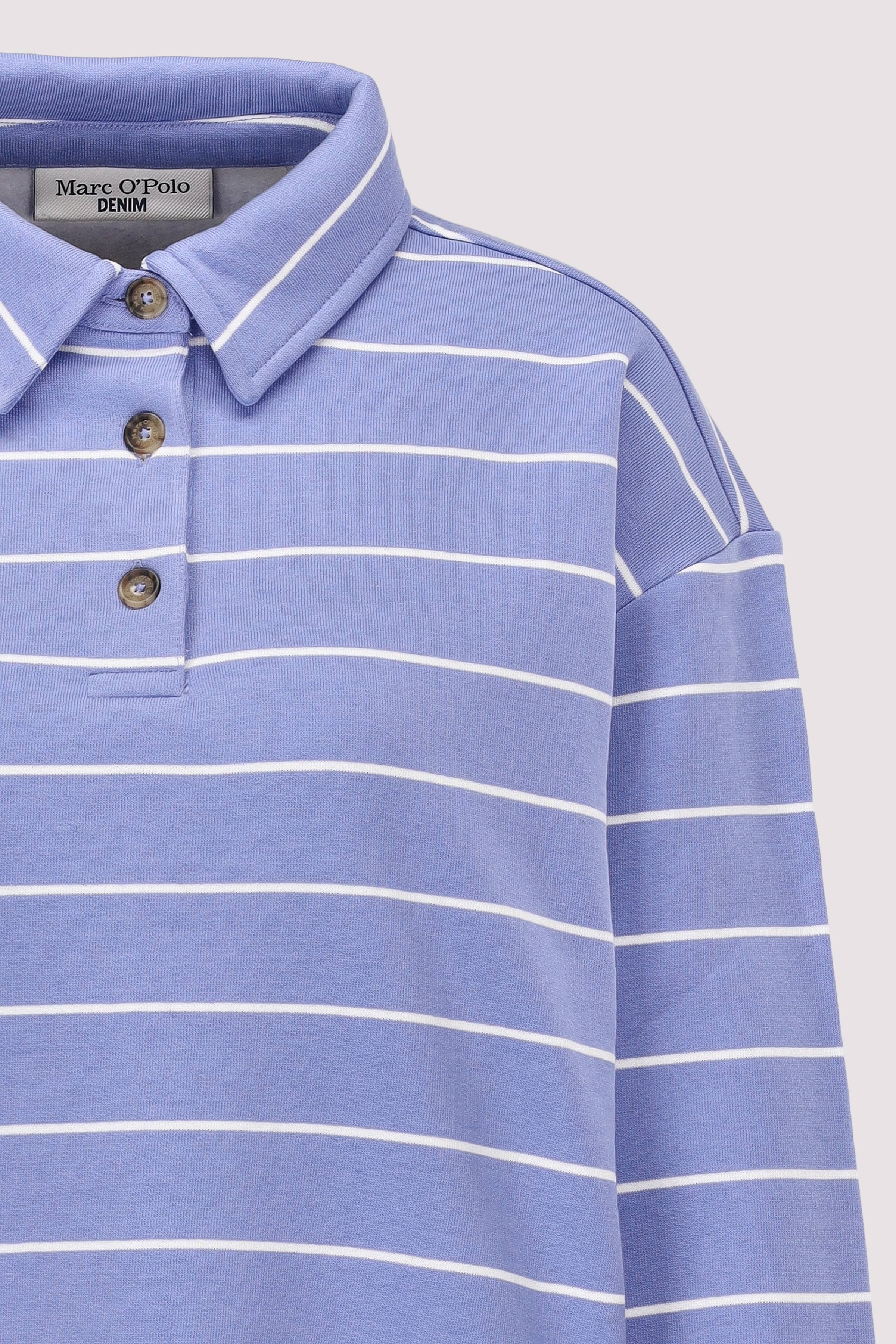 Marc O'Polo Denim - Polo Sweatshirt,, LSL, YD Stri