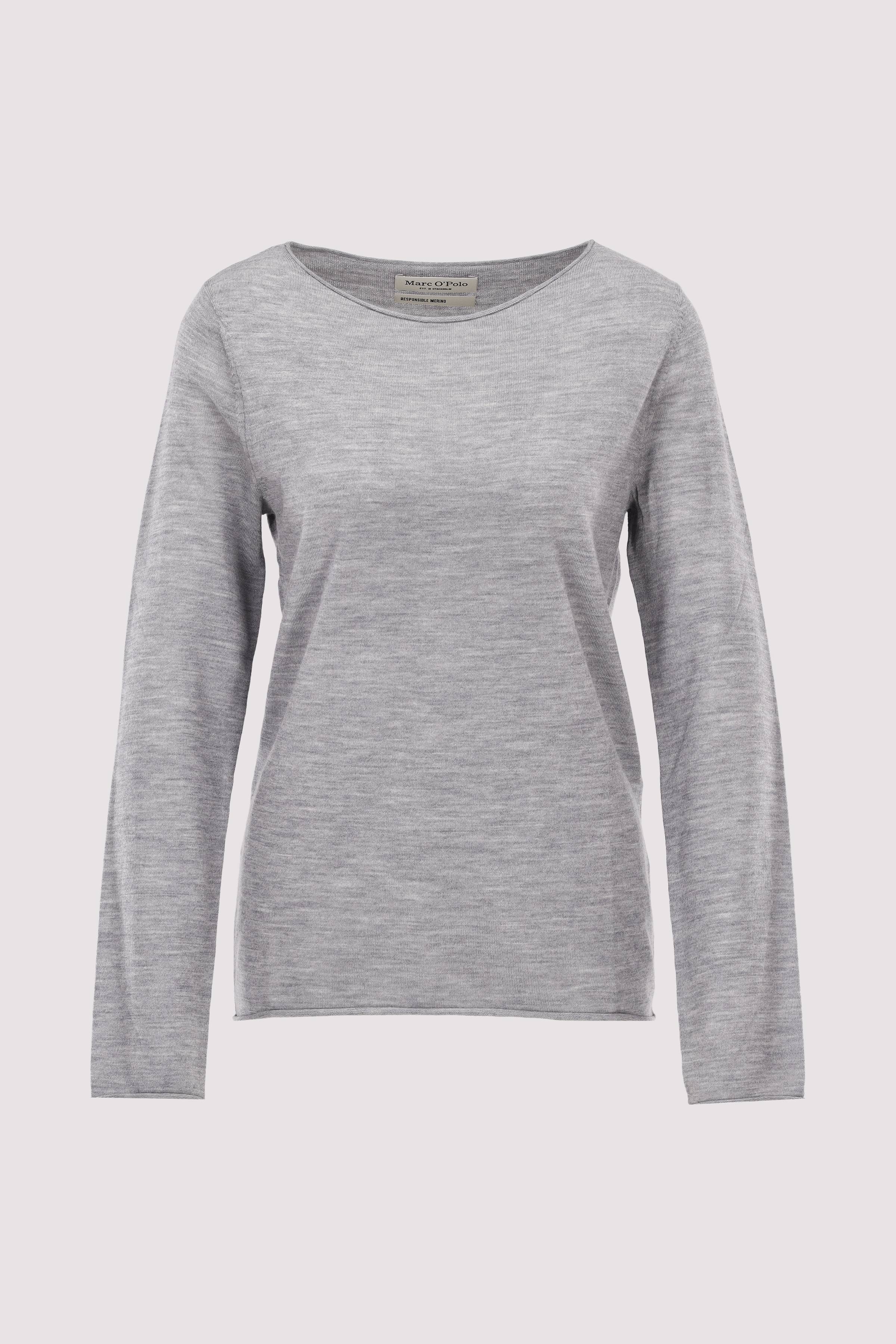 Pullover, longsleeve, boat nec