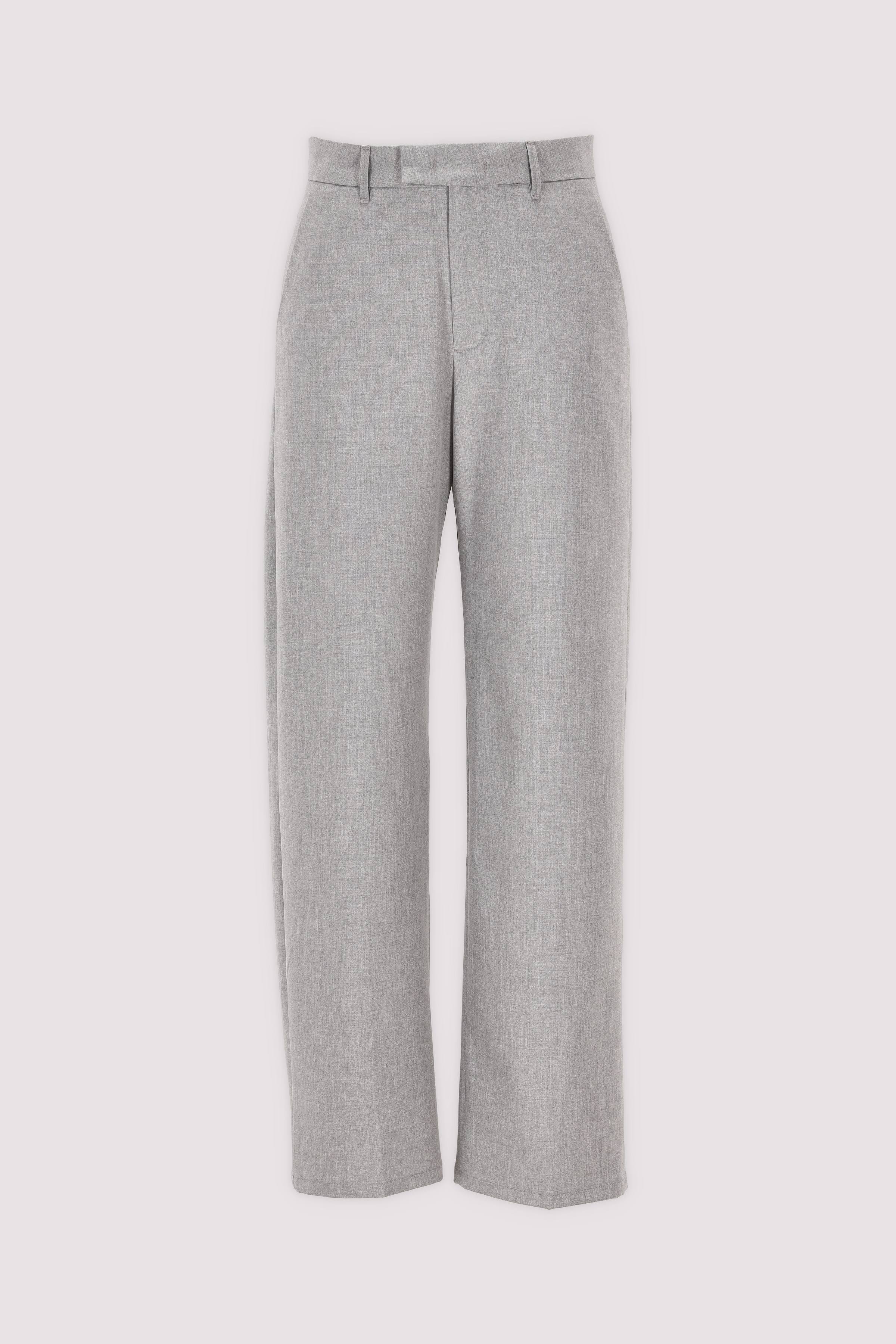 Dolores Wide Leg Hose in Hellgrau
