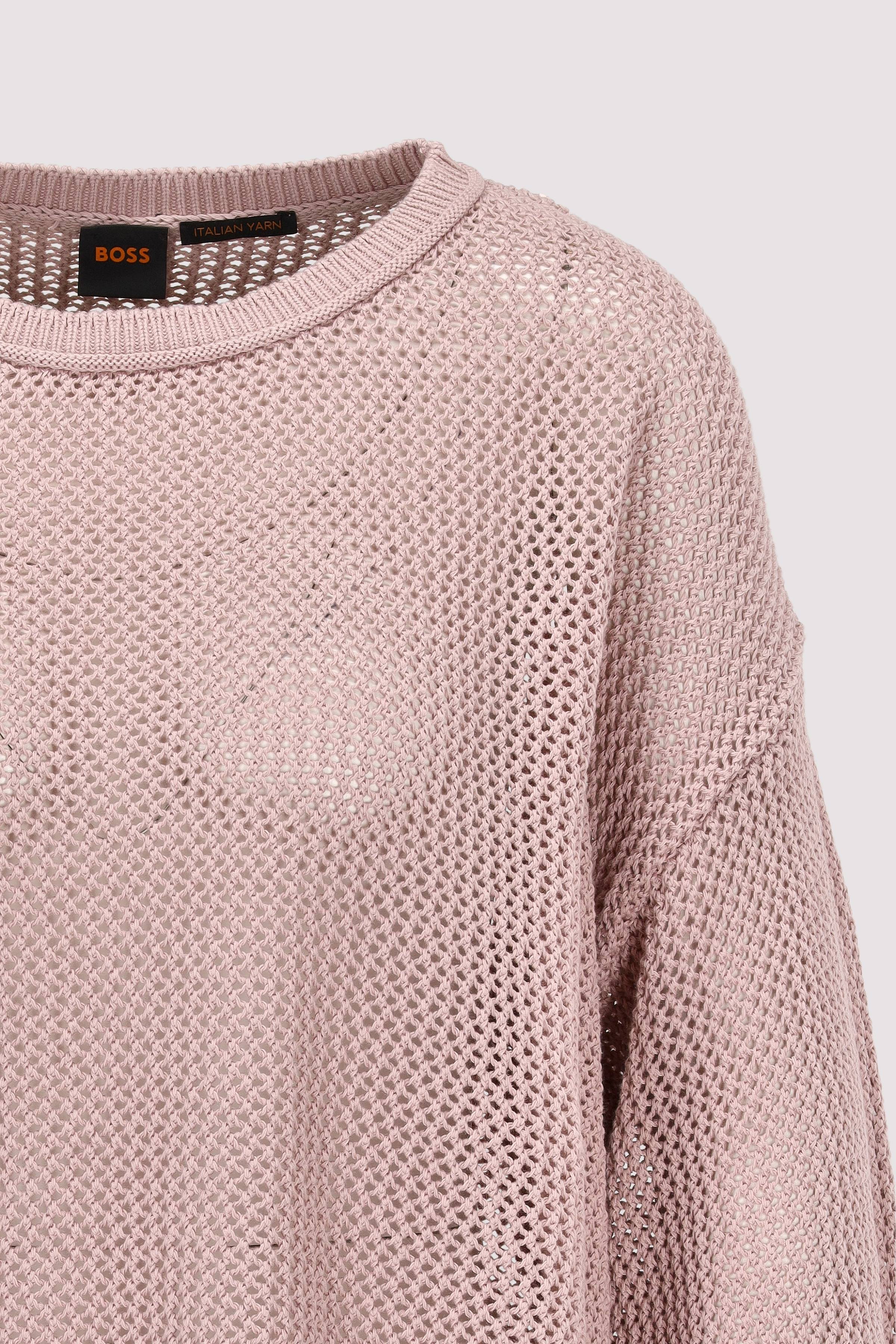 BOSS - BOSS Pullover Open Pink