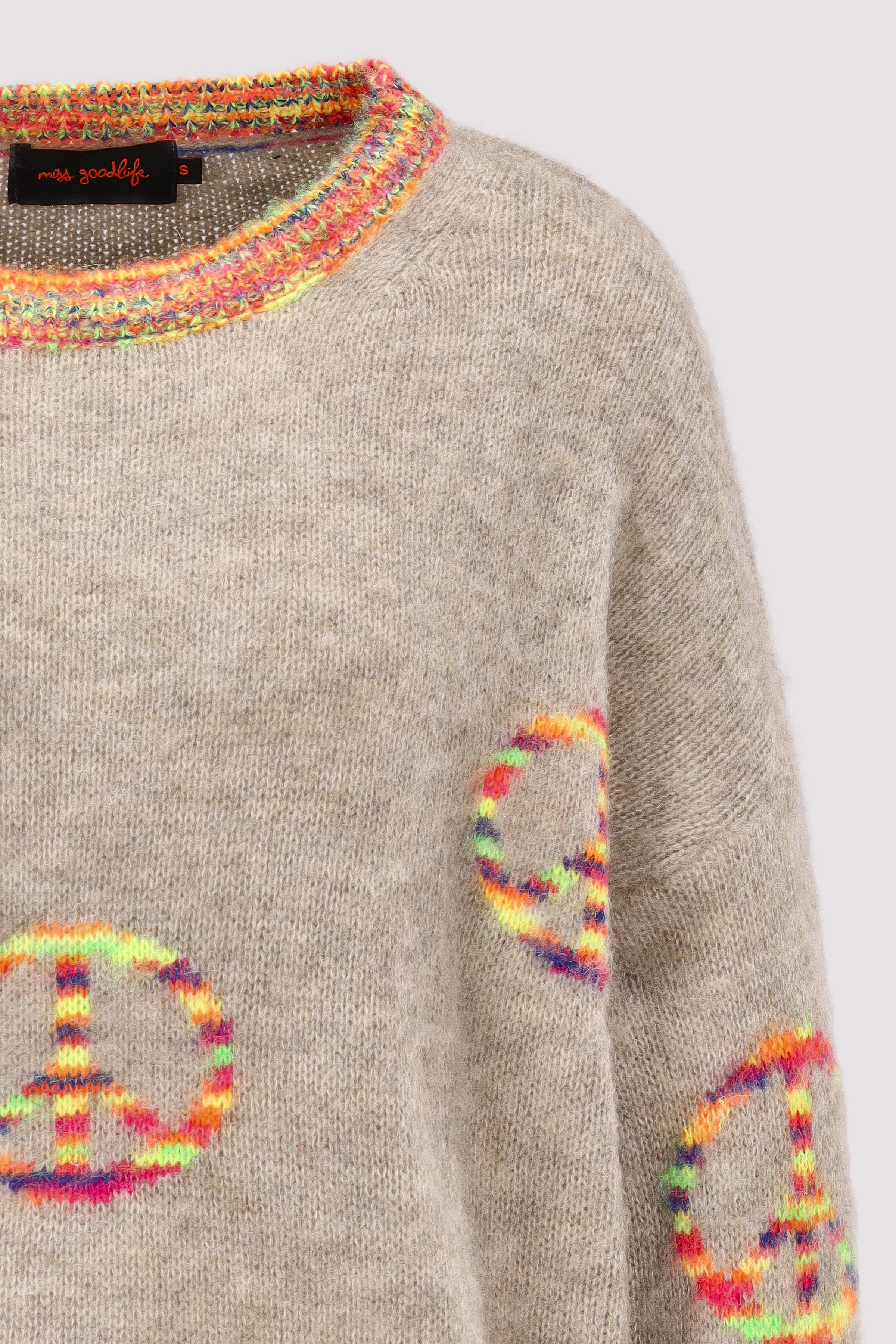 Miss Goodlife - Pullover Peace aop Miss Goodlife - Pullover Peace aop