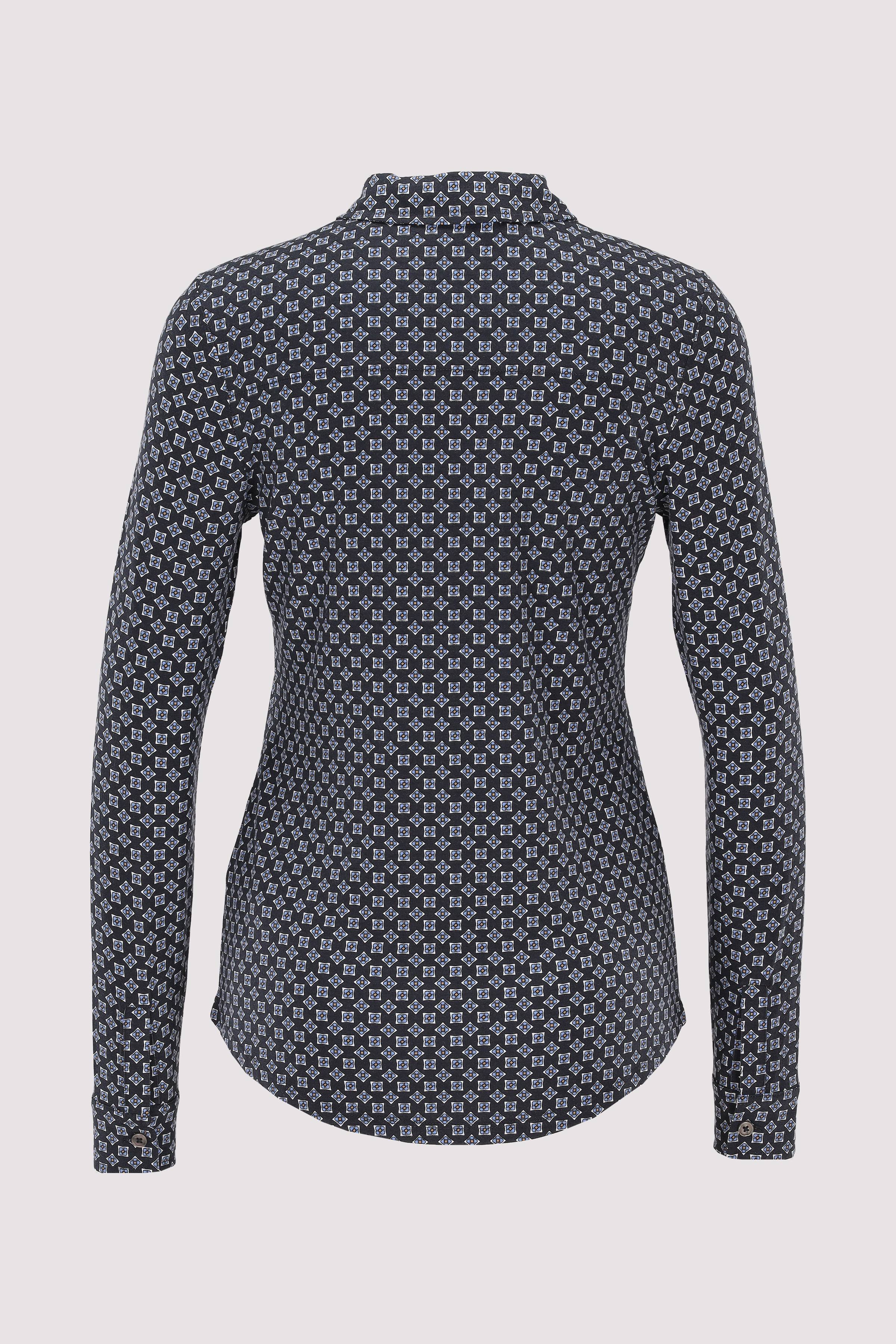Jersey blouse, long sleeve, co