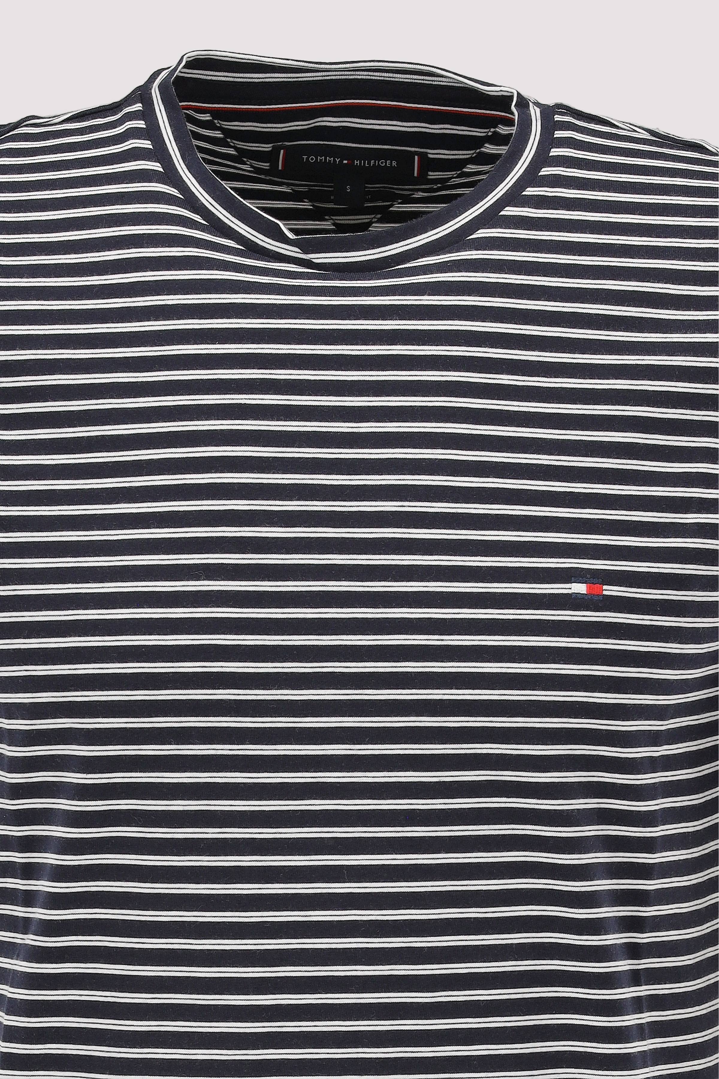Tommy Hilfiger - ESS SEASONAL REG FIT STRIPE TE