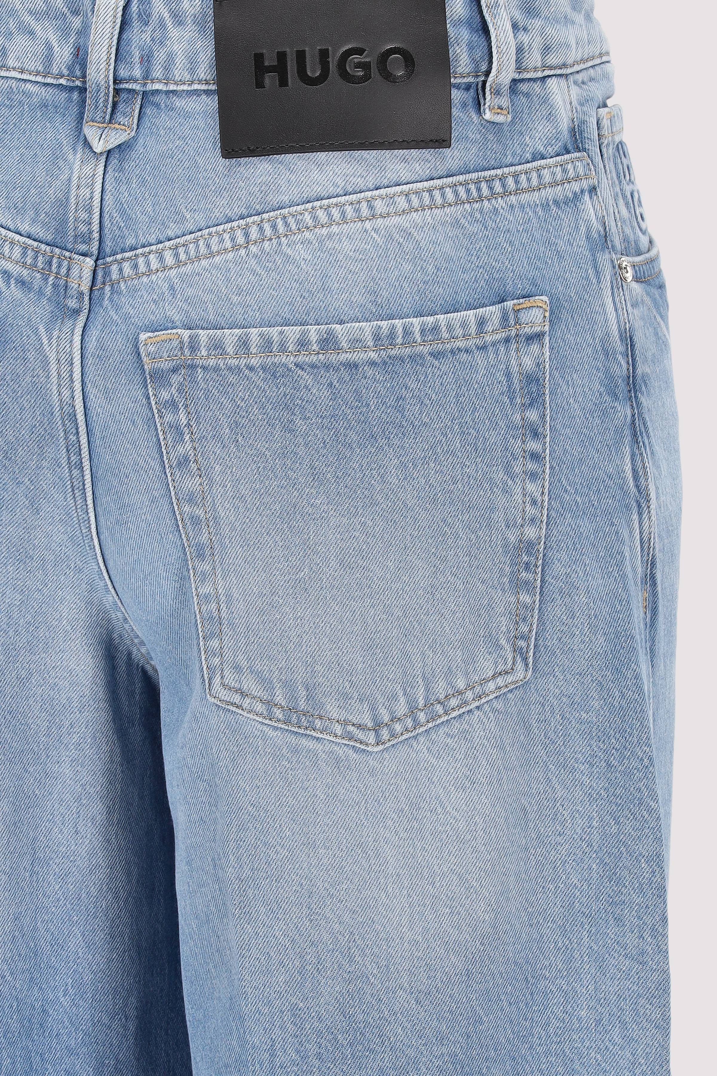 HUGO - HUGO Damen Wide-Leg-Jeans Bright Blue