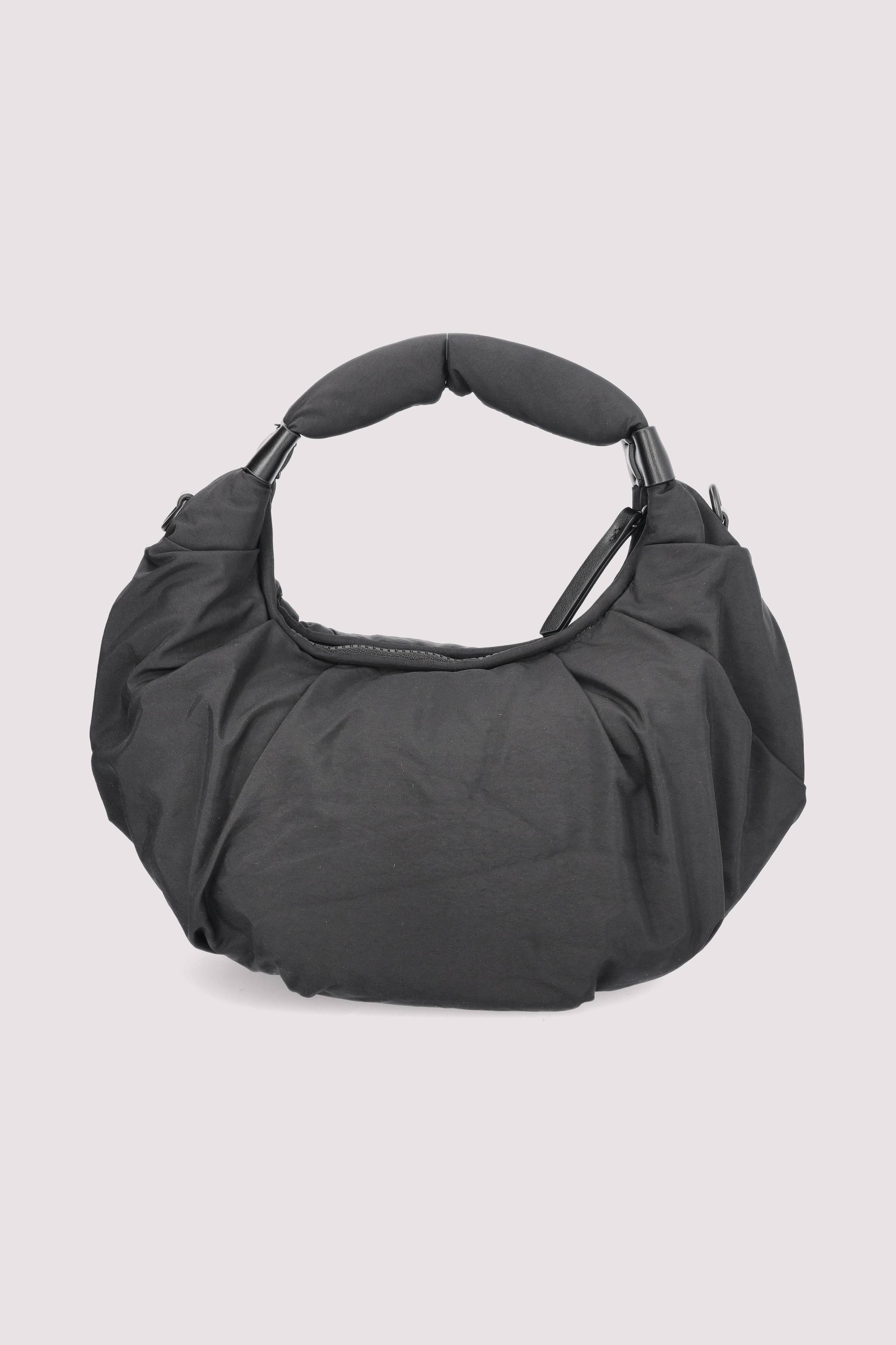 Les Visionnaires - Schwarze Crossbody-Bag aus recyceltem Ny