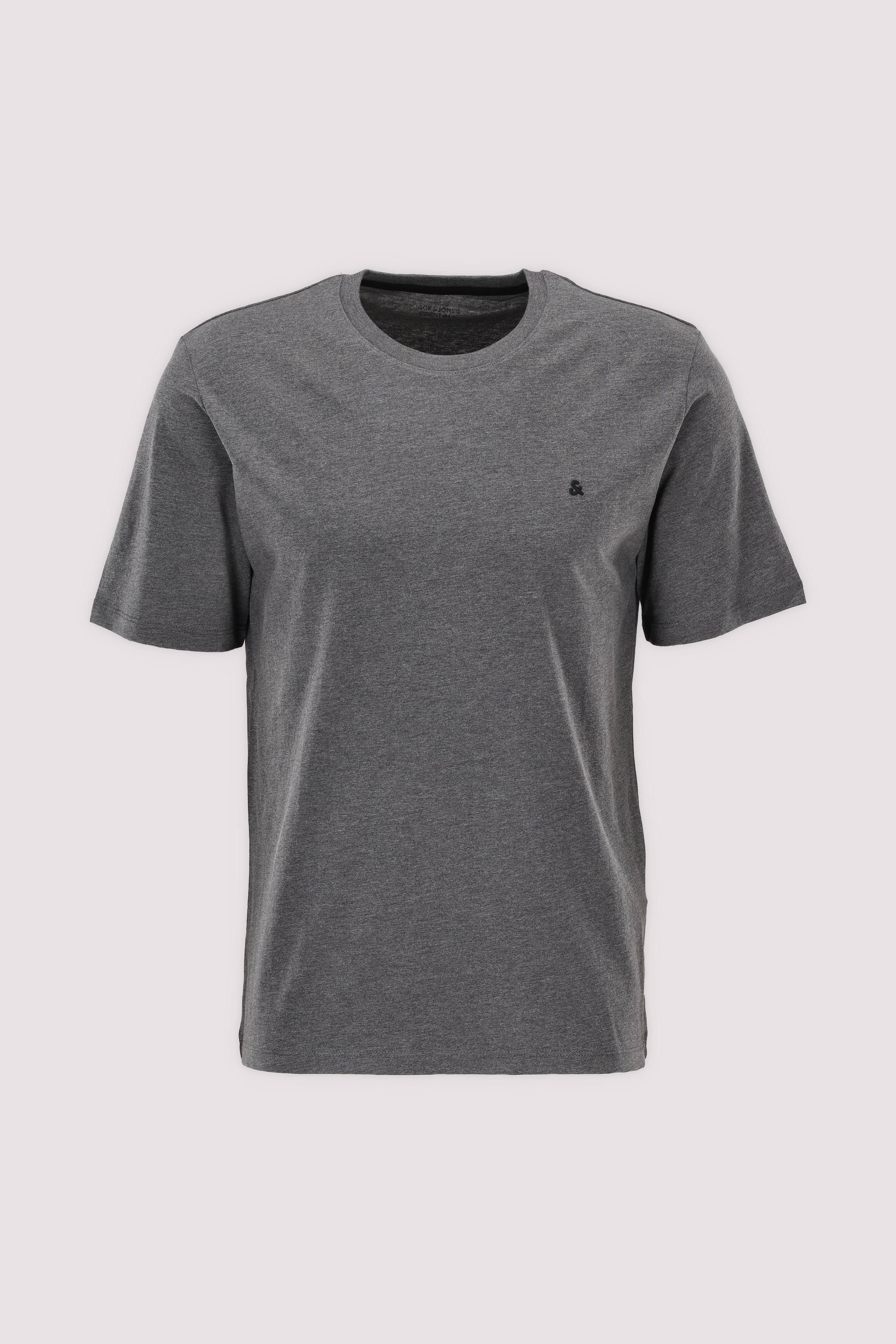 Kurzarm-T-Shirt grau meliert
