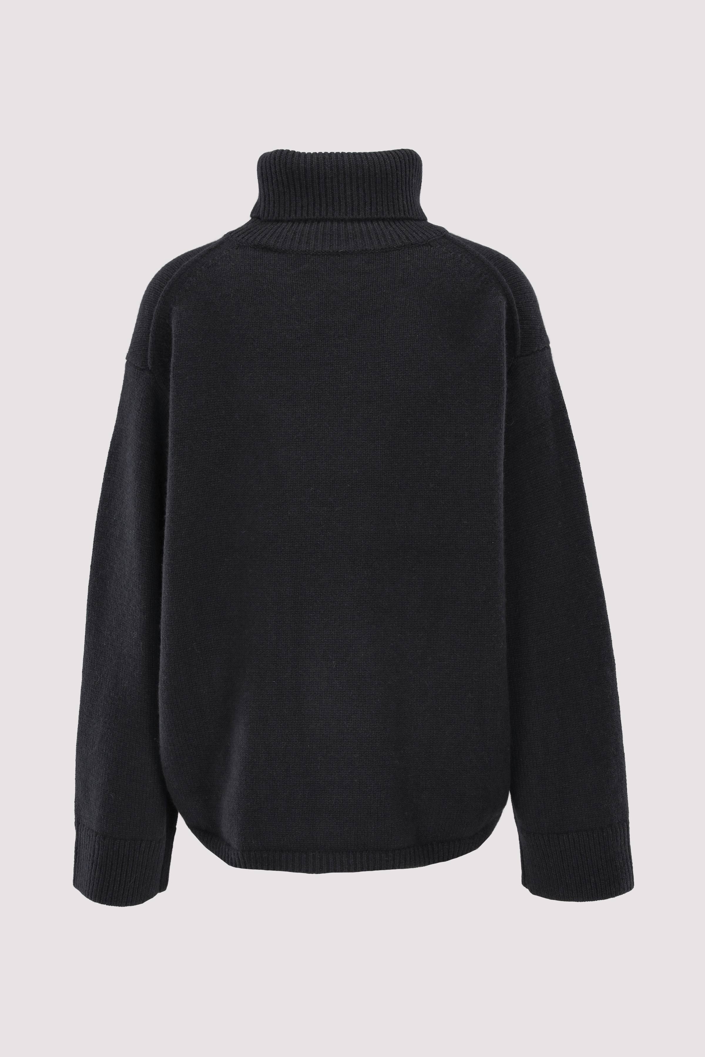 Pullover, longsleeve, stand up