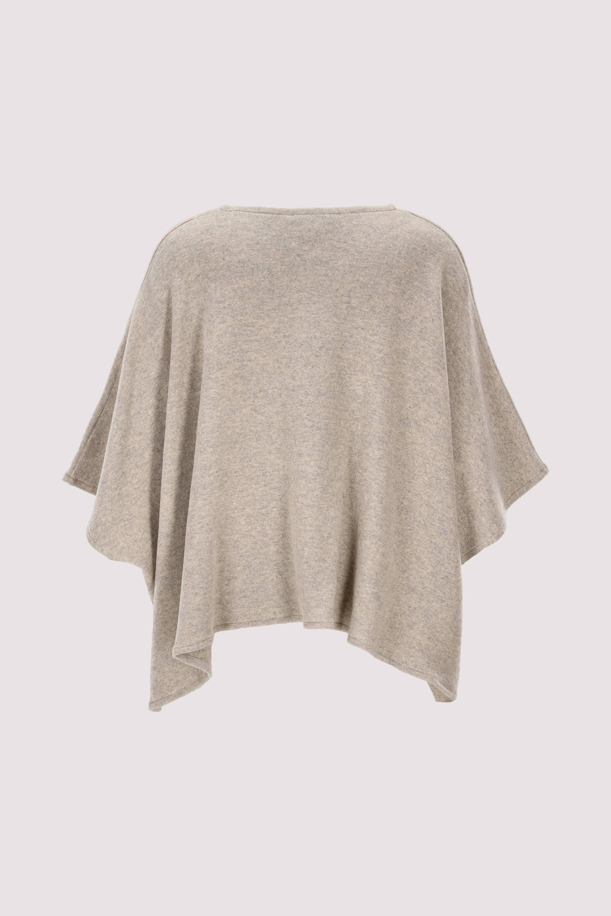 Rundhalspullover Damen beige, elegant