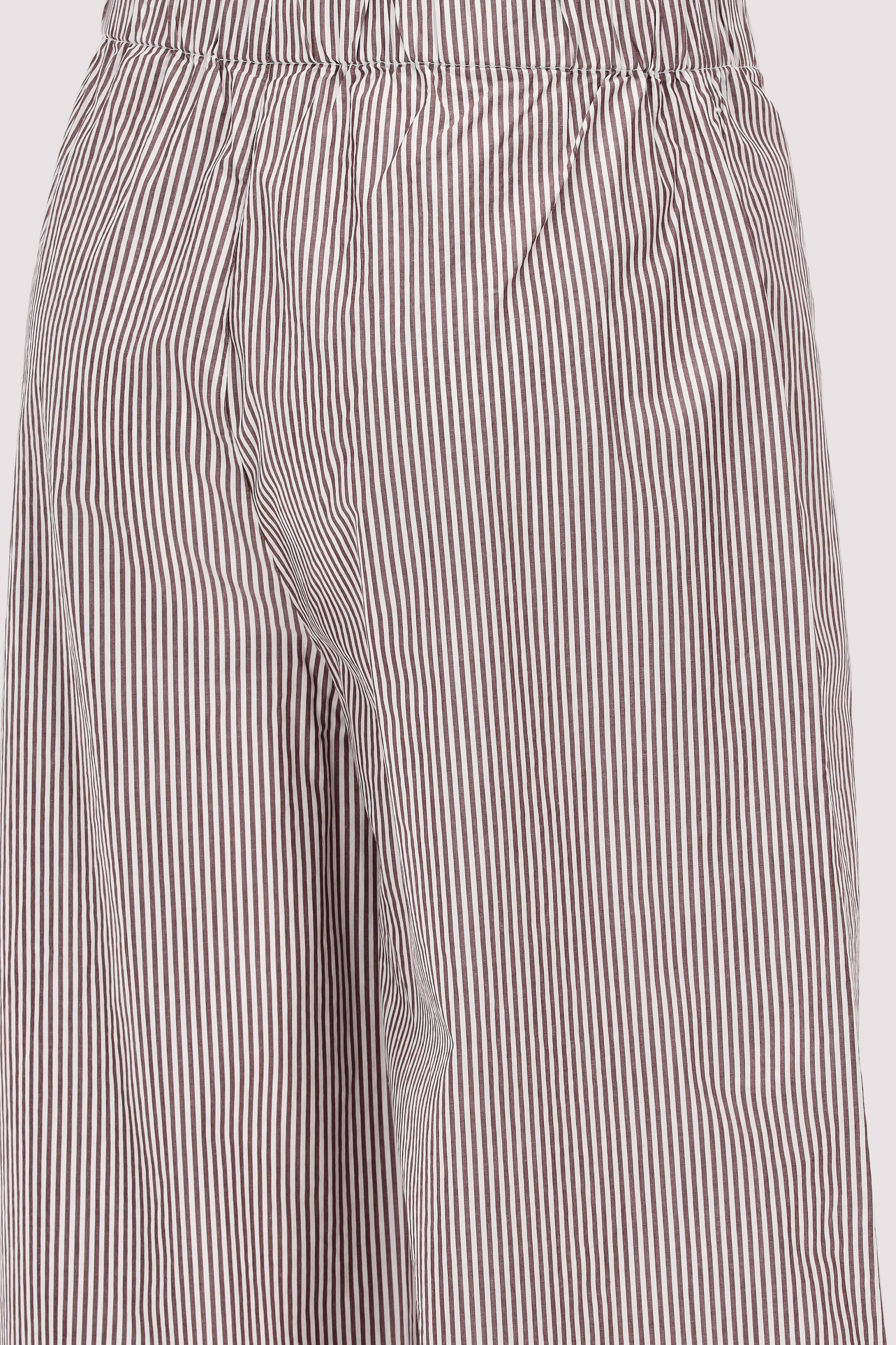 Marc O'Polo Denim - Marc O'Polo Damen Wide-Leg Hose Rot