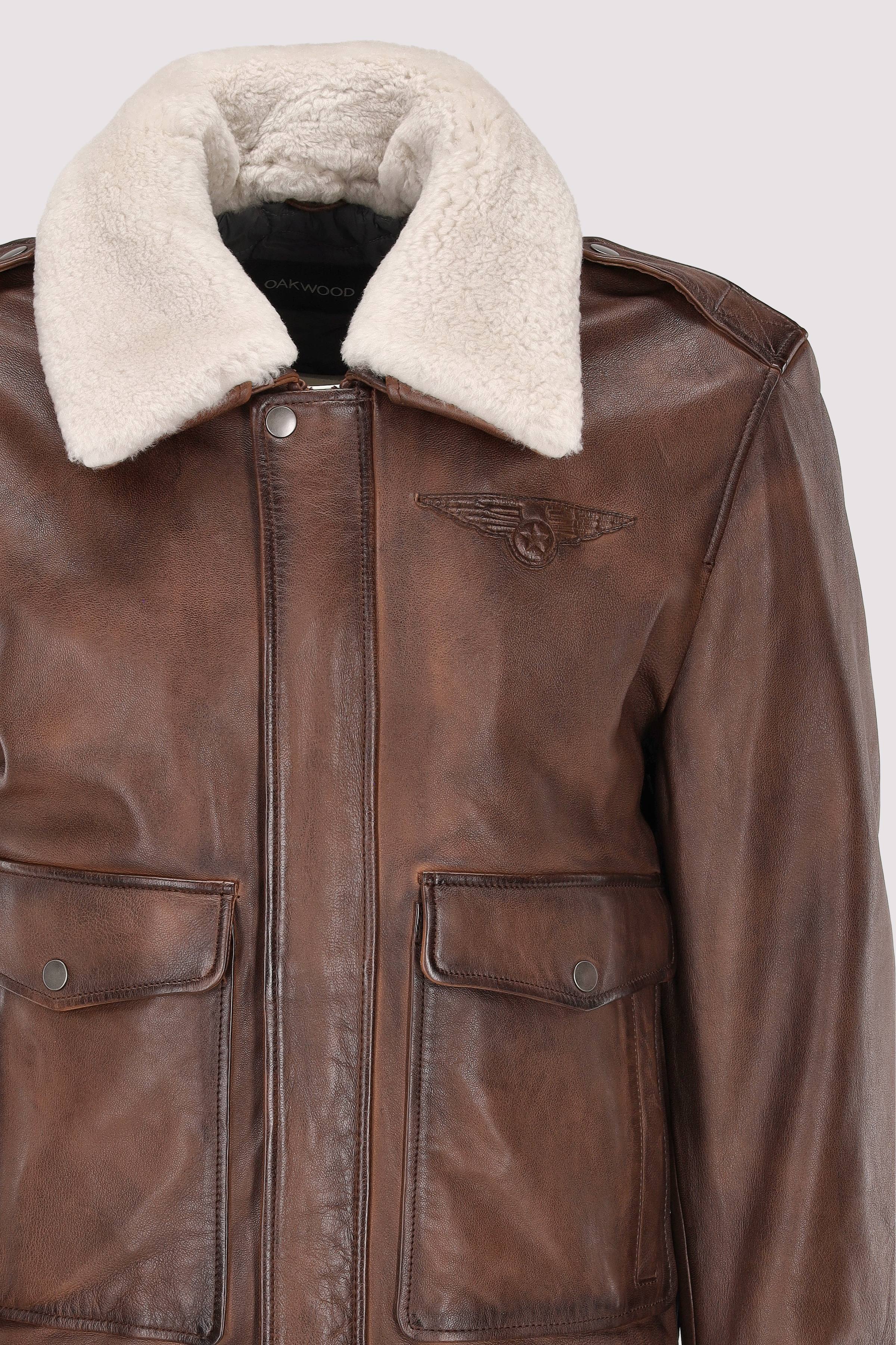 Oakwood - Oakwood Bomberjacke Antic brown Herren