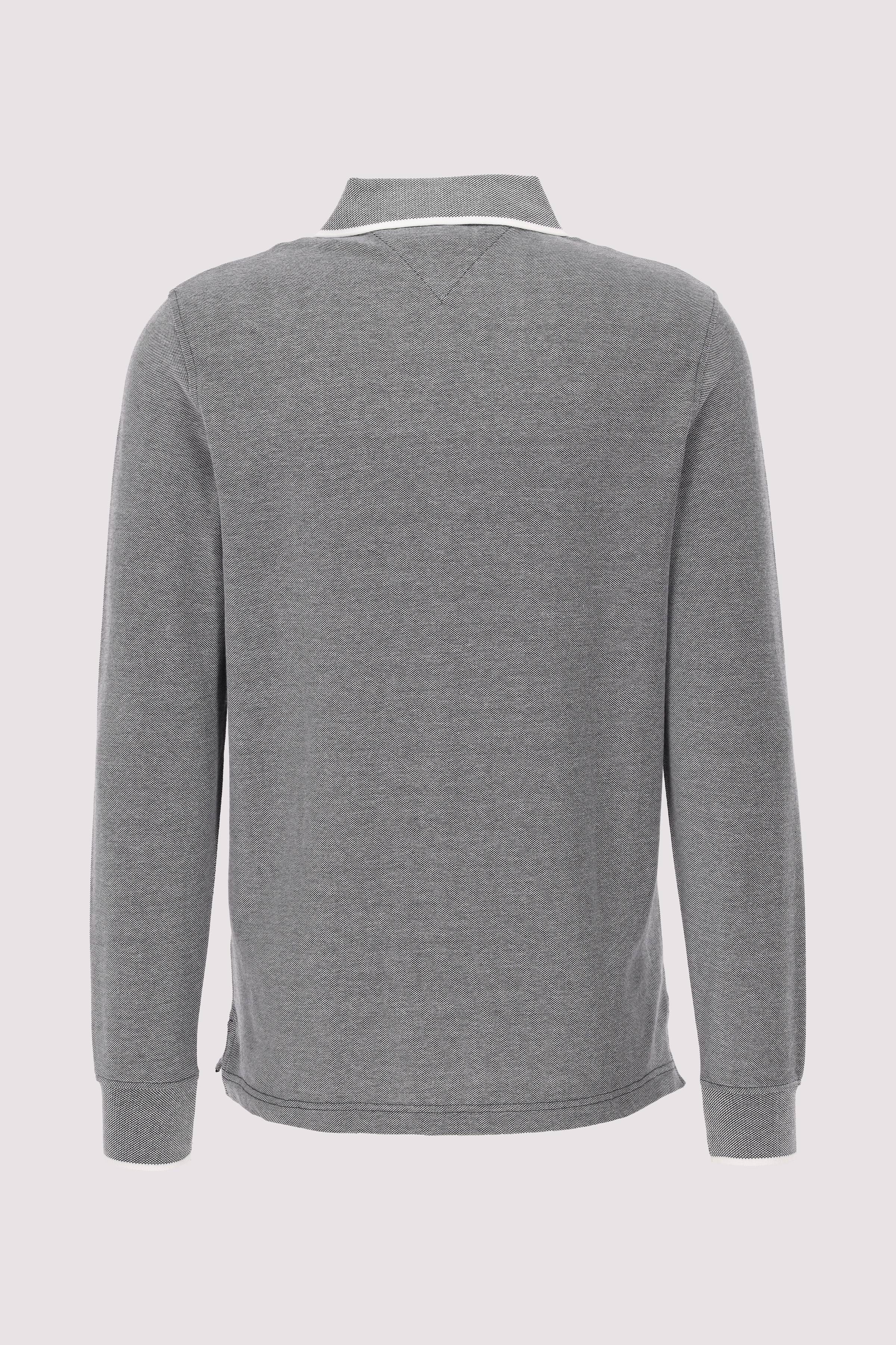 L/S OXFORD TIPPED REG POLO