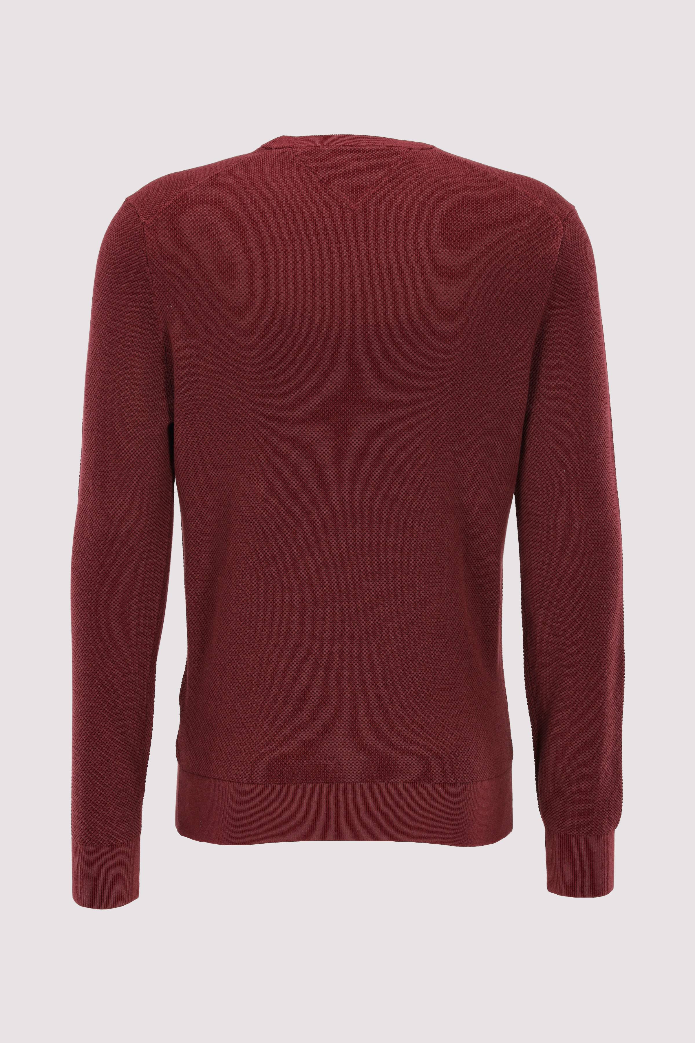 Tommy Hilfiger violetter Bio-Pullover