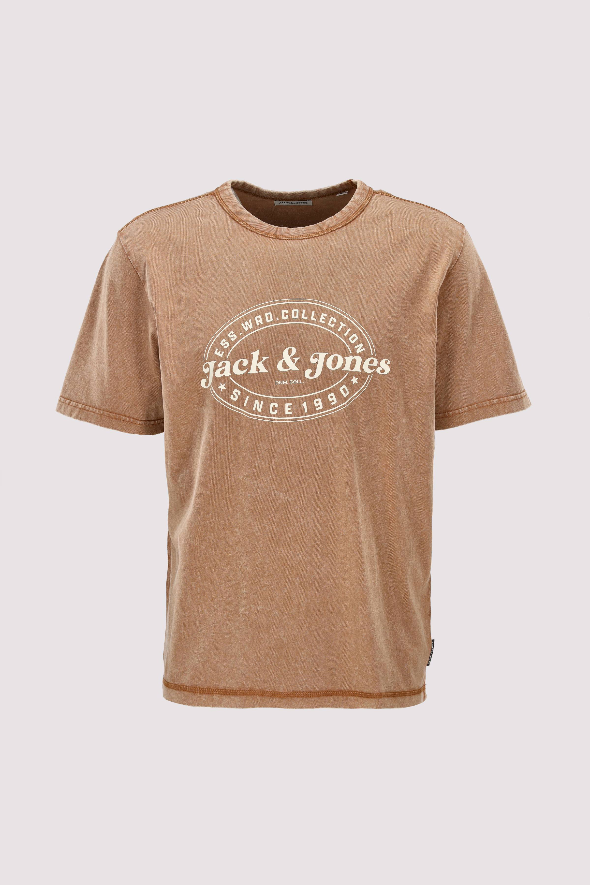 JJEDOVER PRINT TEE SS CREW NEC