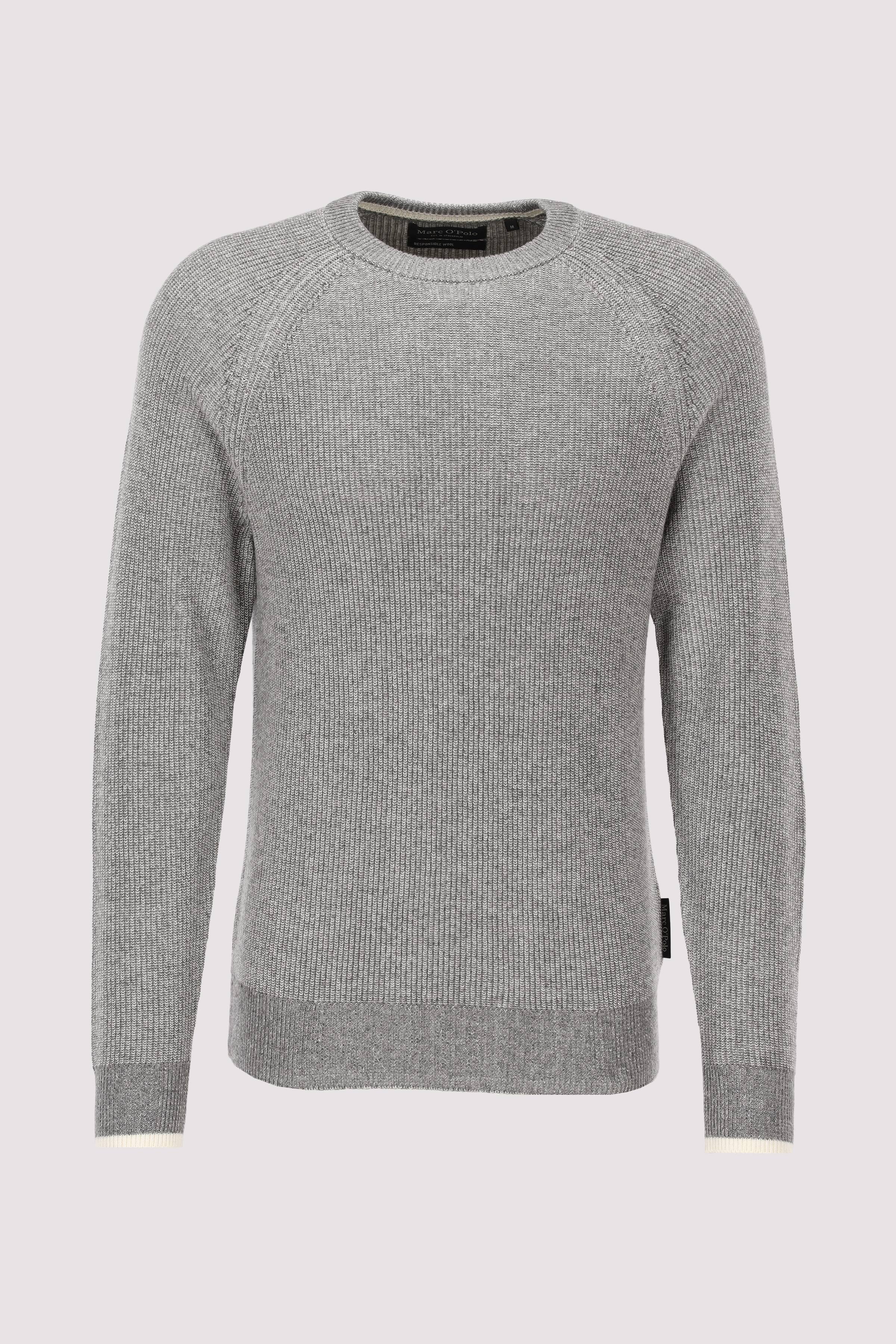 Crew neck, structured, bi-colo