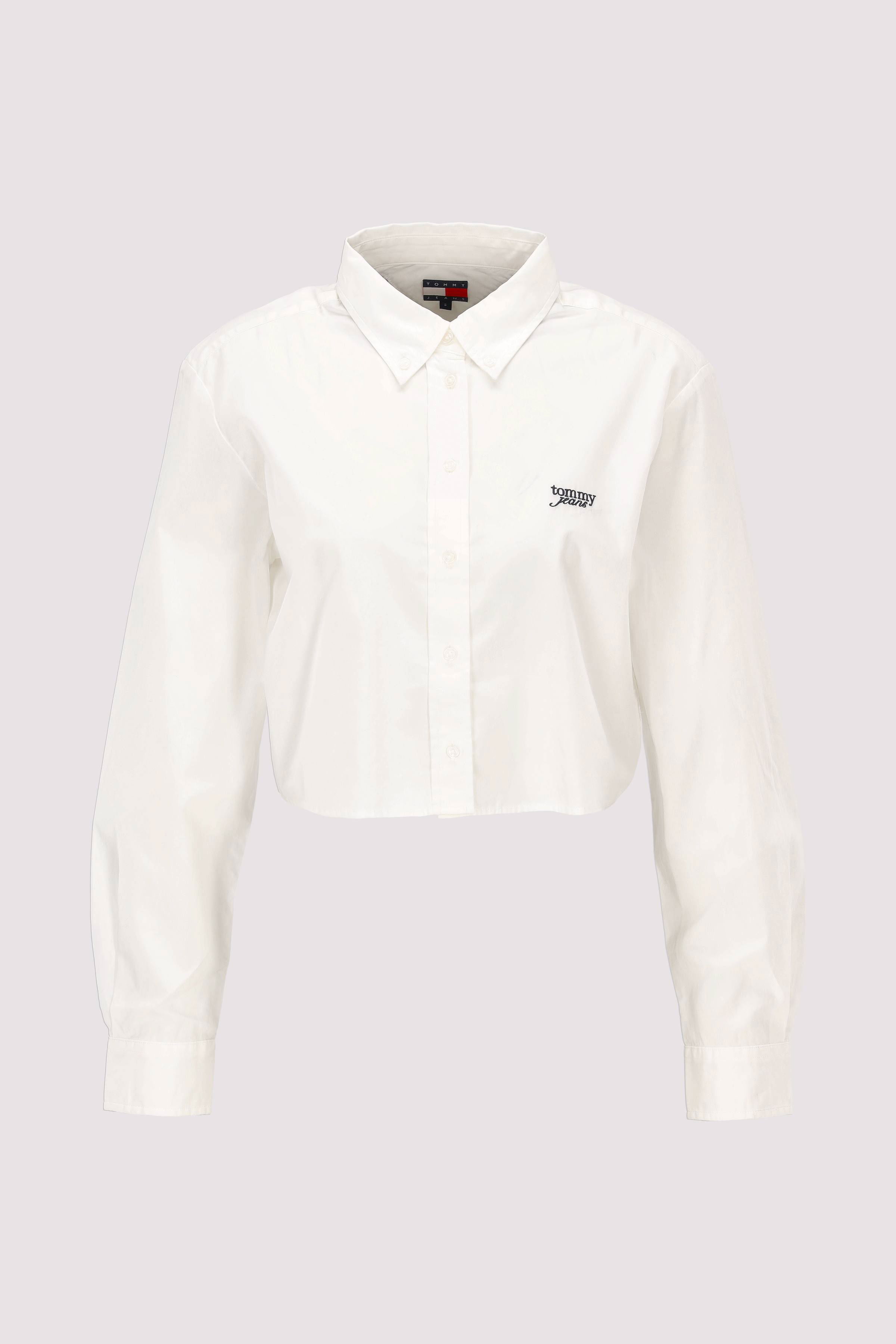 TJW REG CROP STRIPE POPLIN SHI