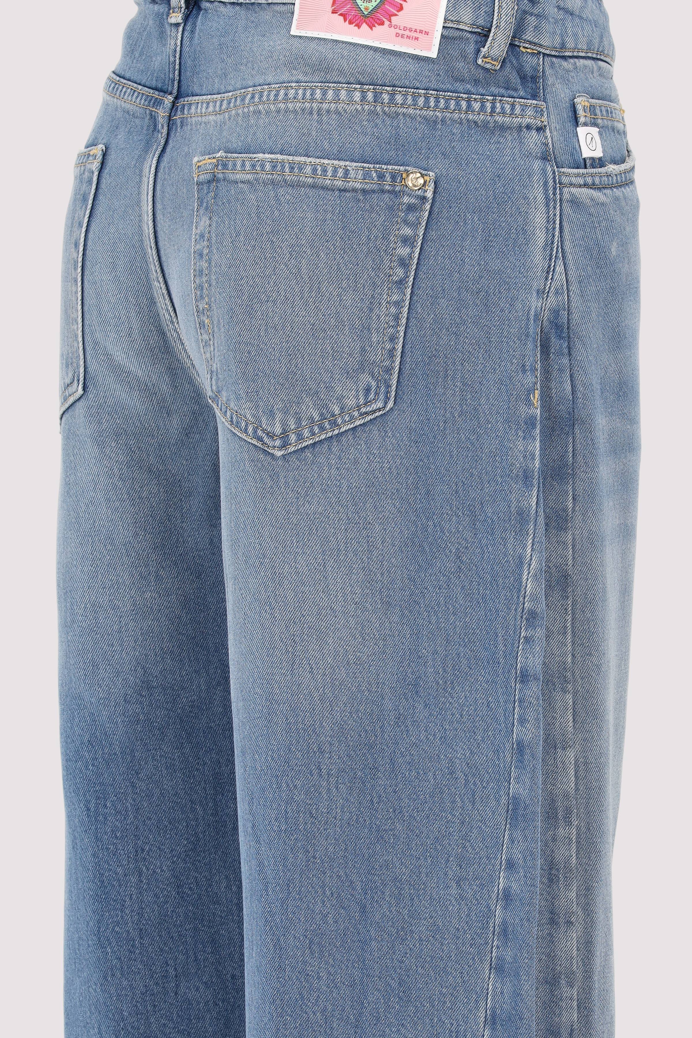 GoldGarn - GoldGarn O-Shape Jeans Midblue