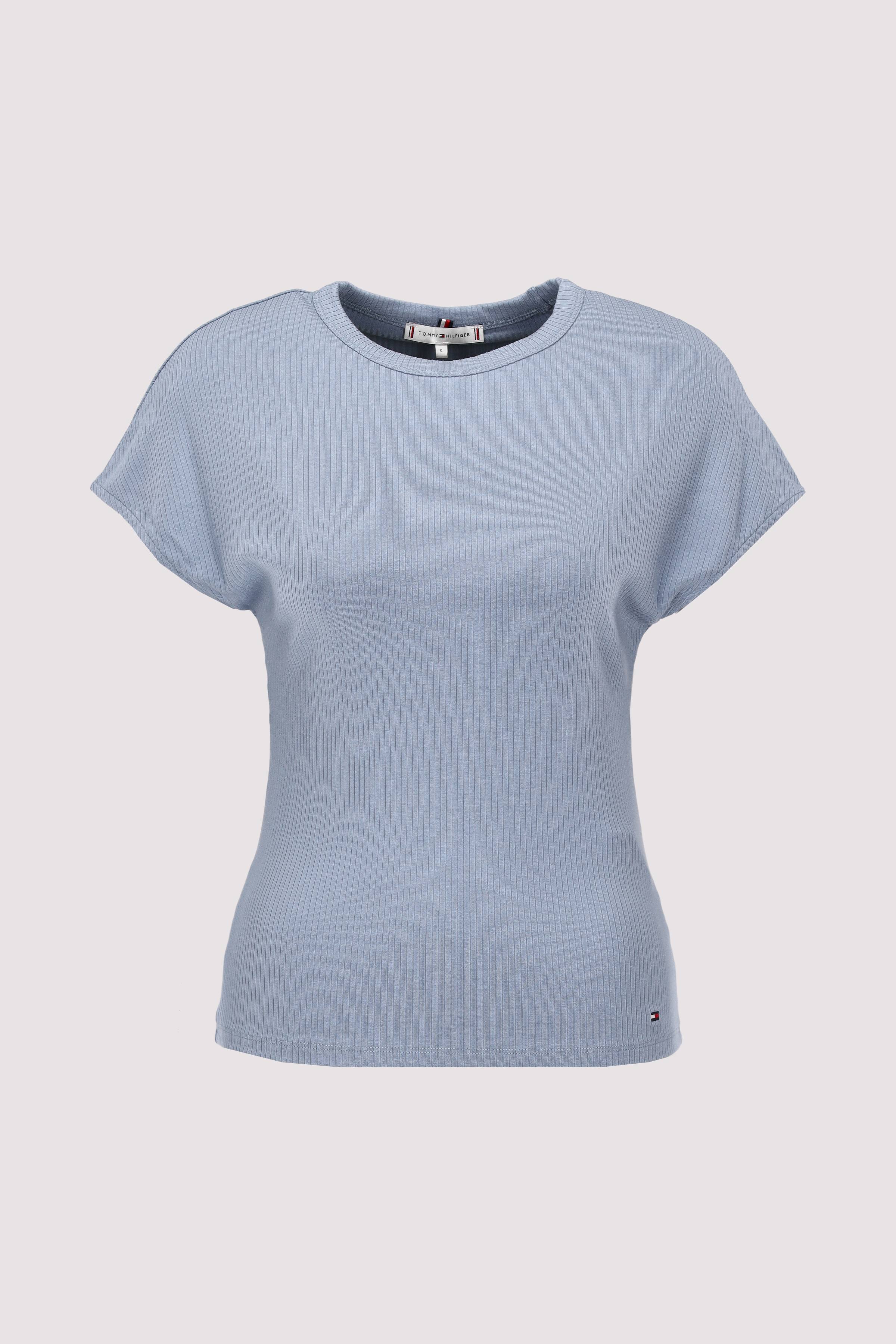 5X2 RIB SLIM C-NK CAP SLV TEE
