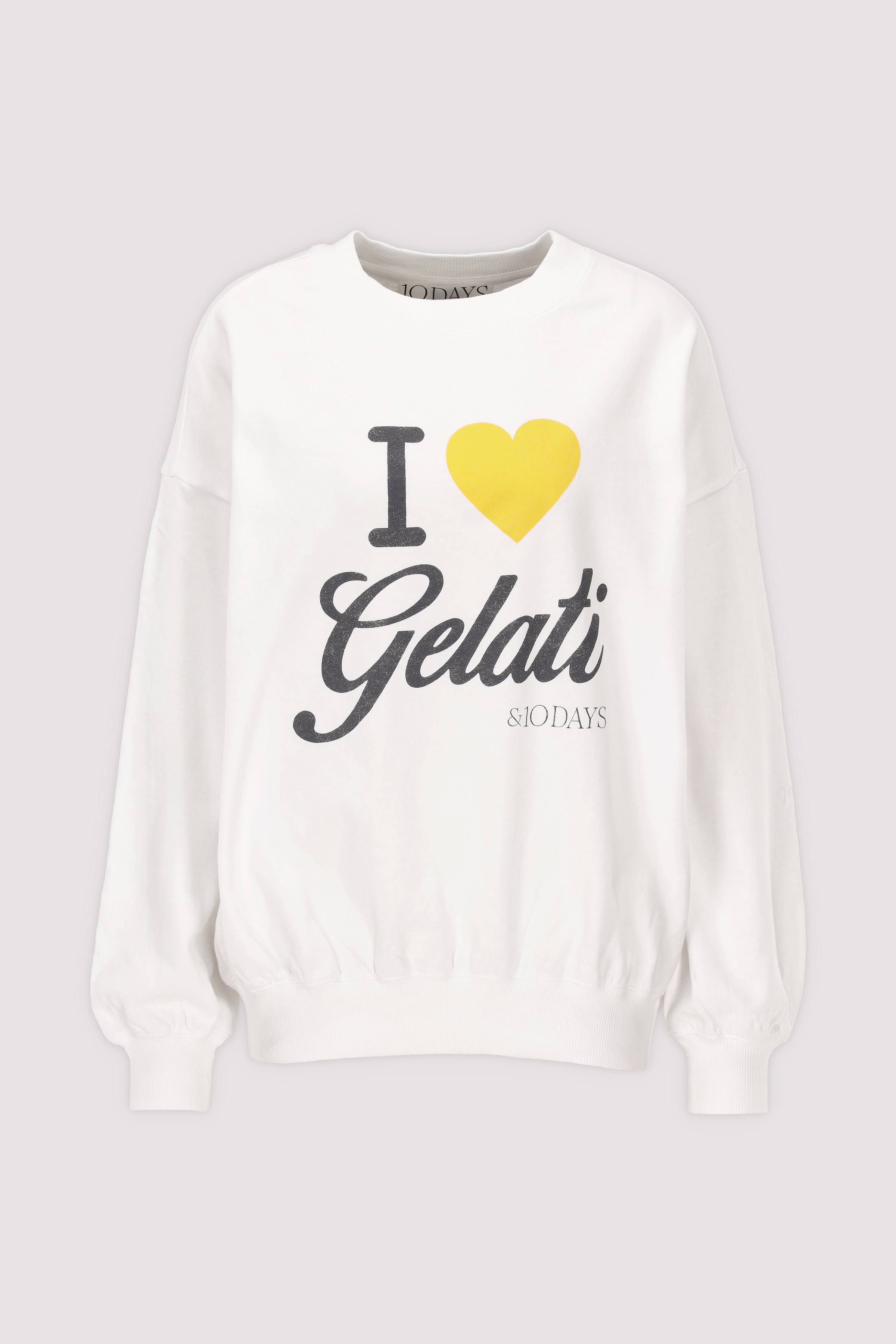 Weißes Damen-Sweatshirt von 10Days