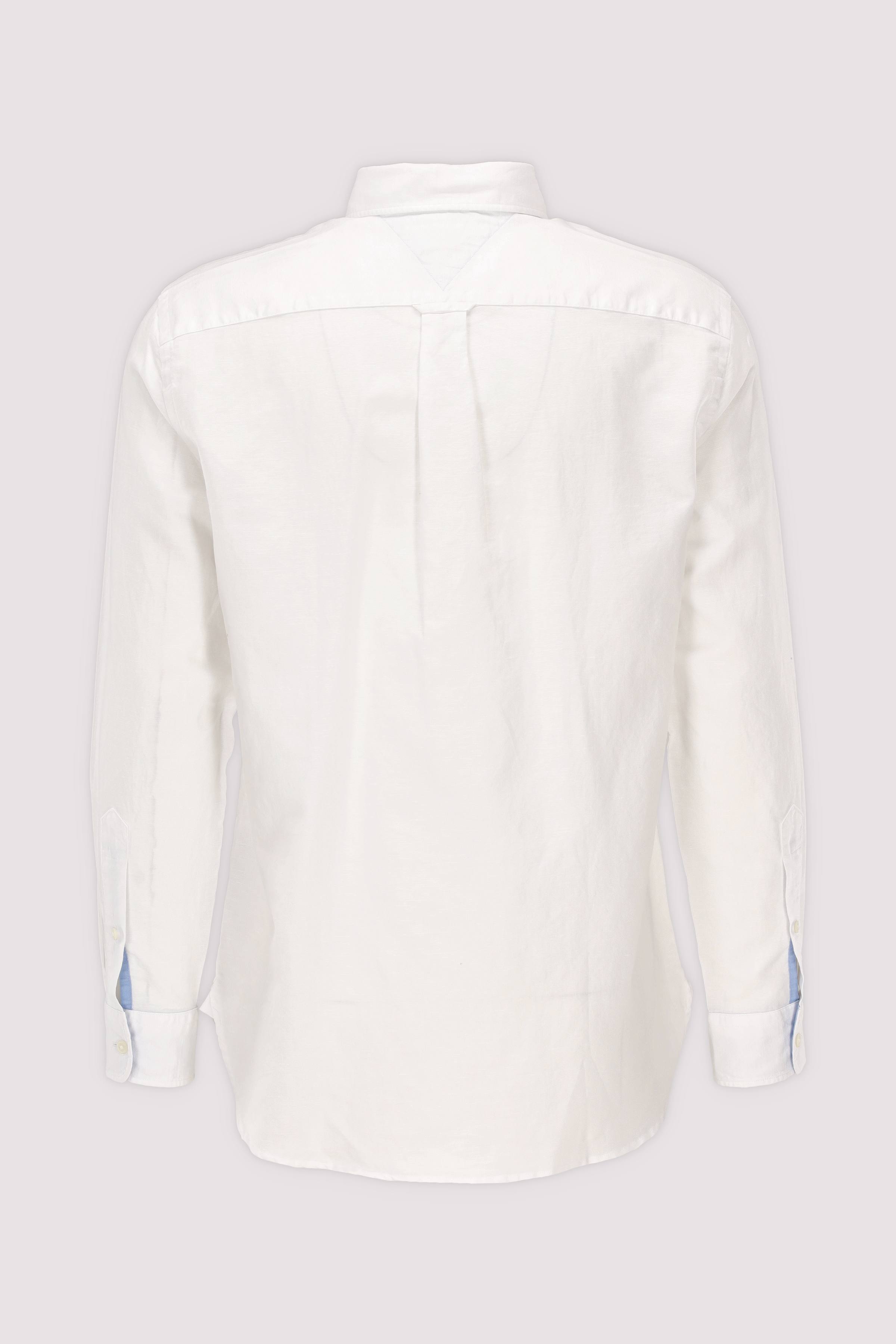 Tommy Hilfiger - Tommy Hilfiger Leinenhemd Weiß