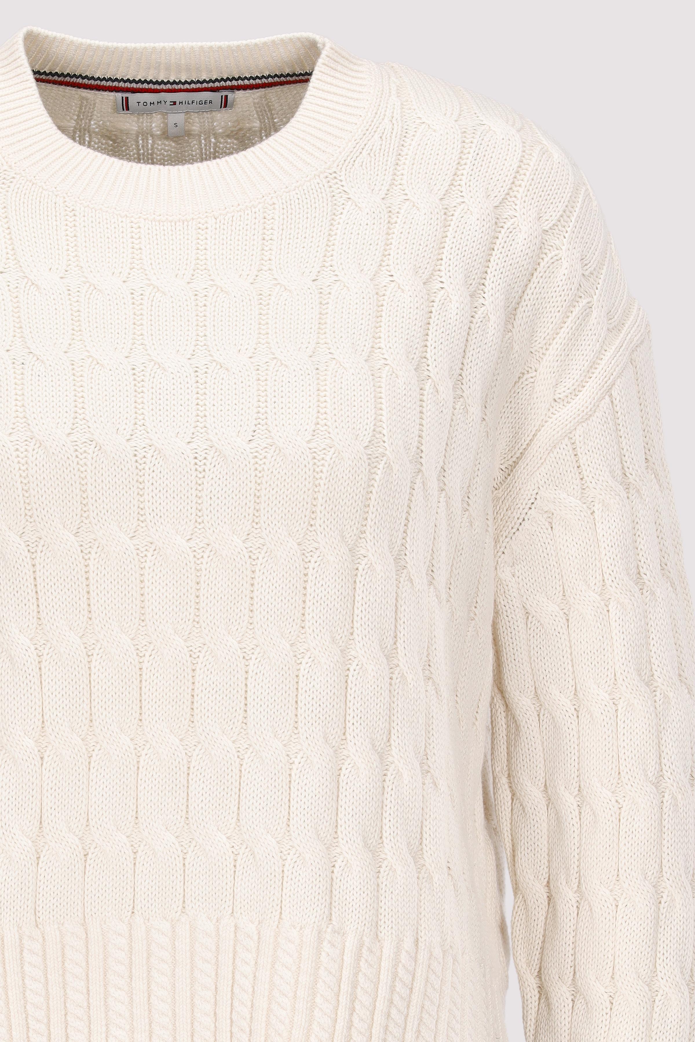 Tommy Hilfiger - SOFT CO CABLE C-NK LS SWT