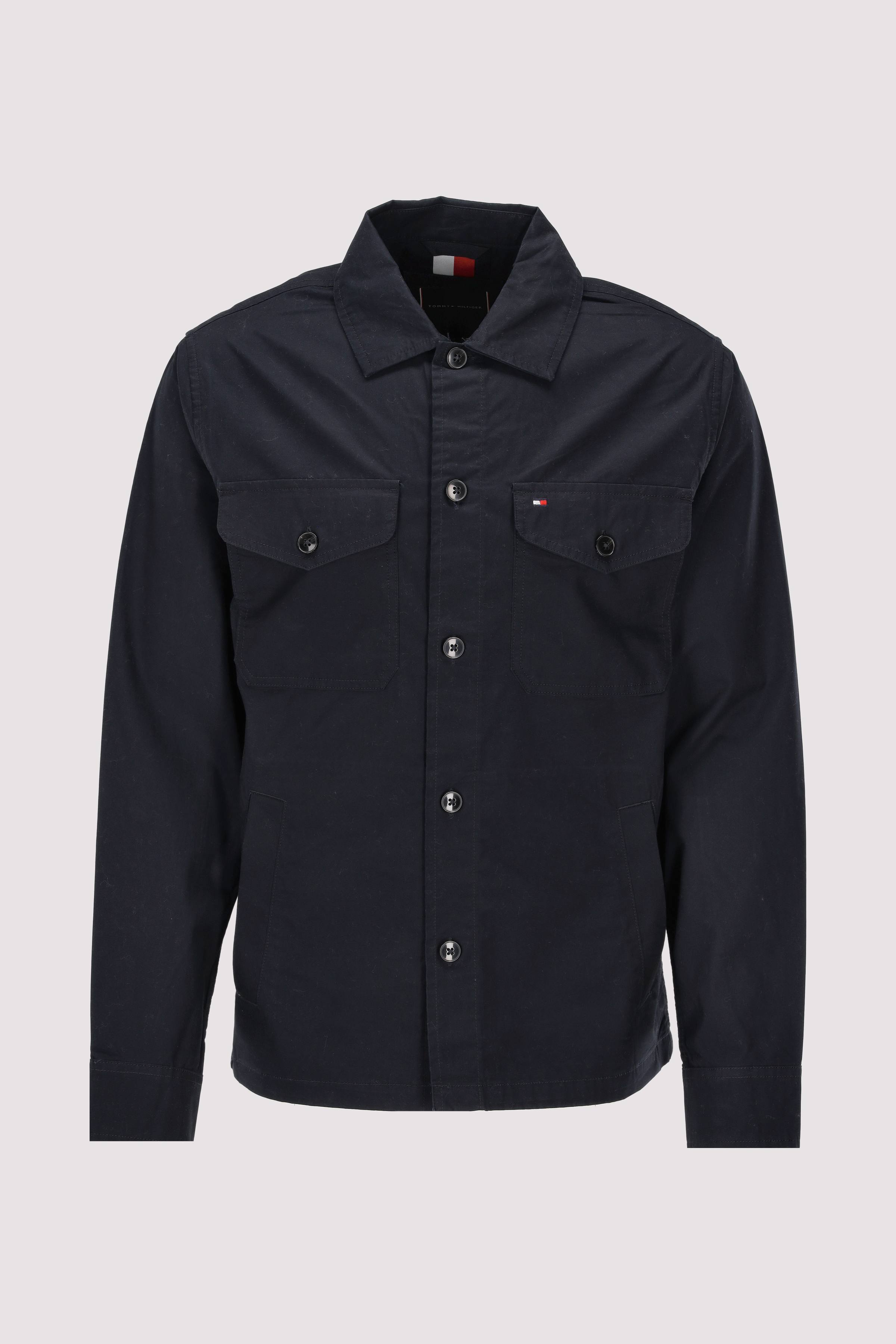 COTTON TWILL SHIRT JACKET