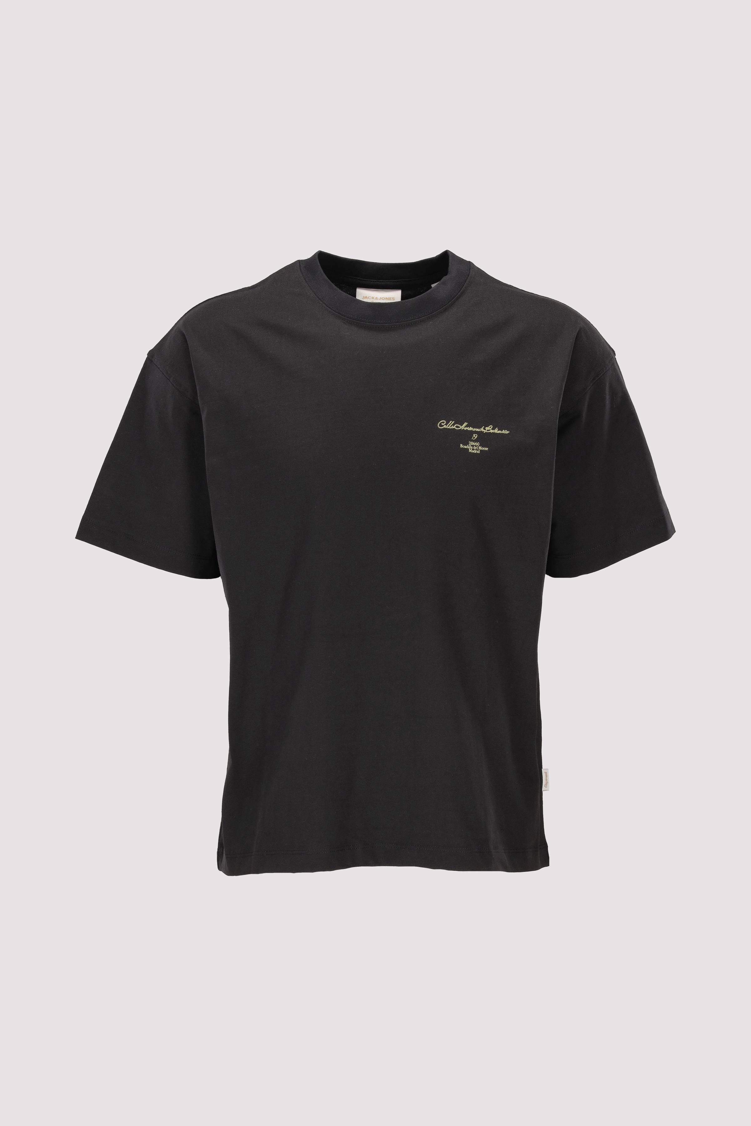 Kurzarm-T-Shirt Schwarz Jack and Jones