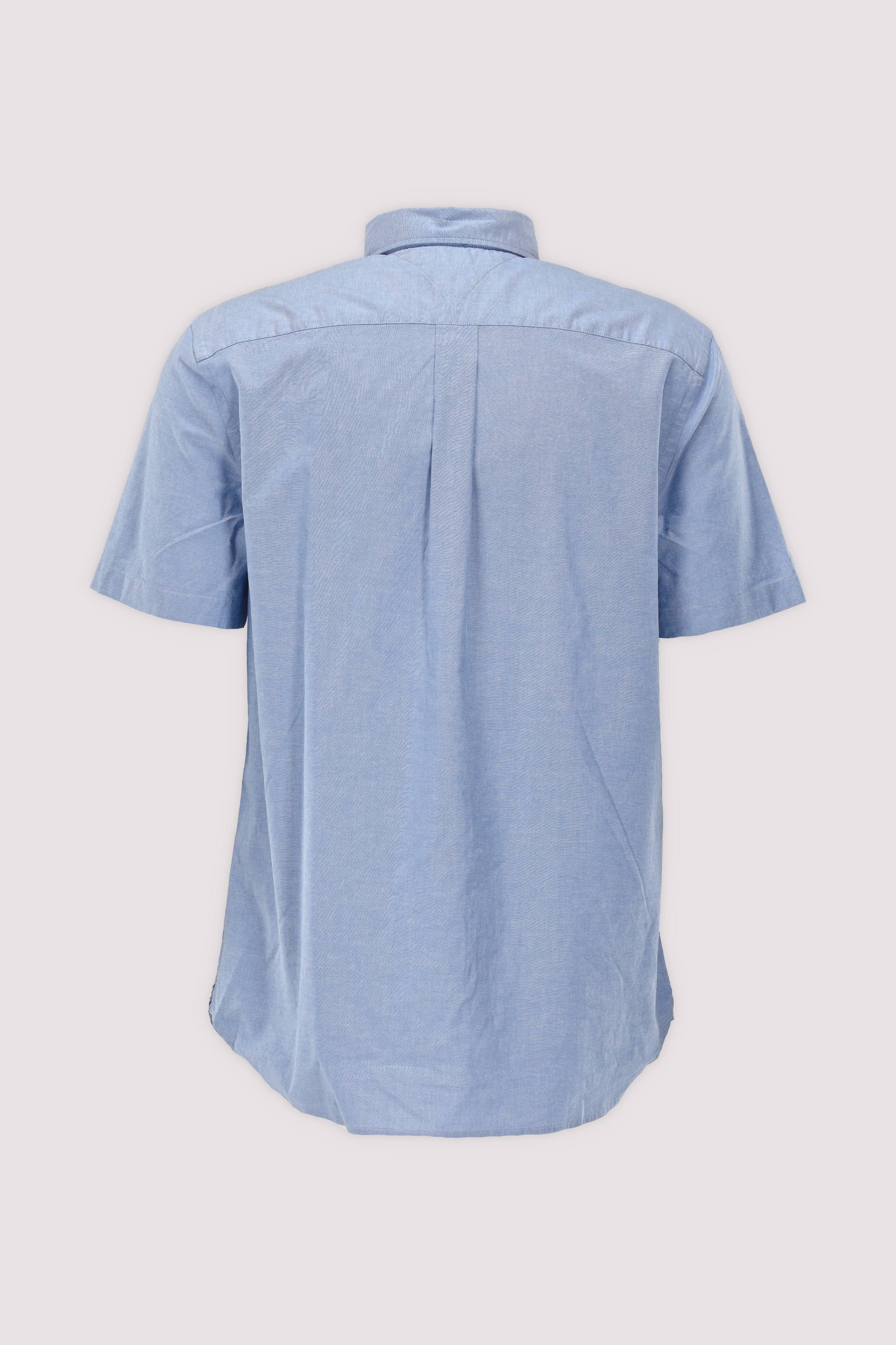 LIGHT OXFORD SOLID SS BD SHIRT