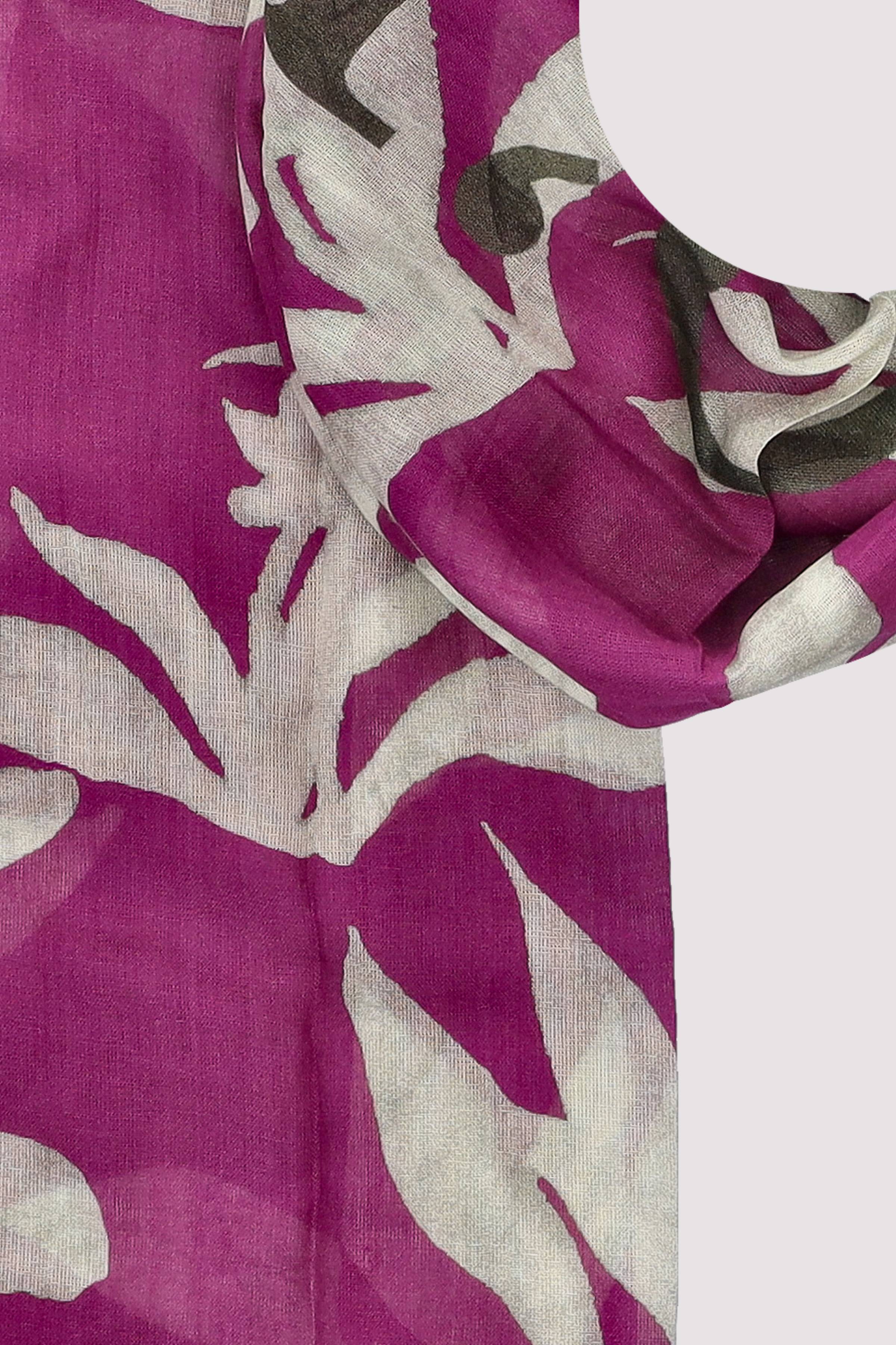 Scarf, woven, cotton-modal, va