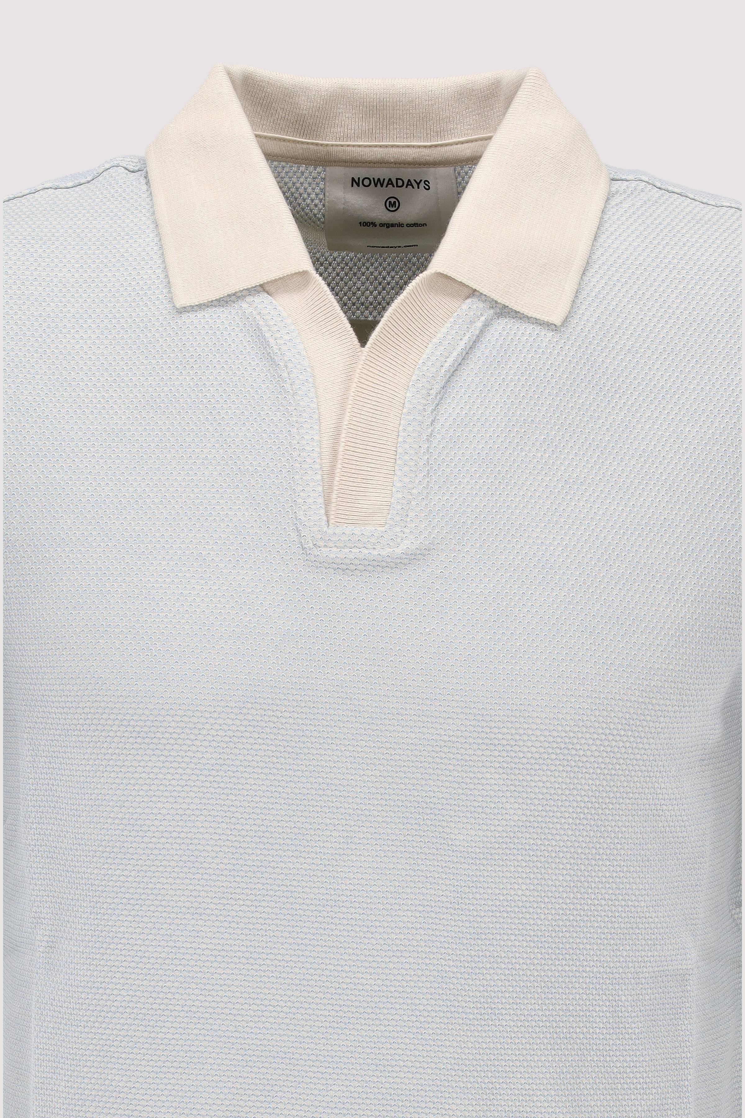 NOWADAYS - open collar polo NOWADAYS - open collar polo