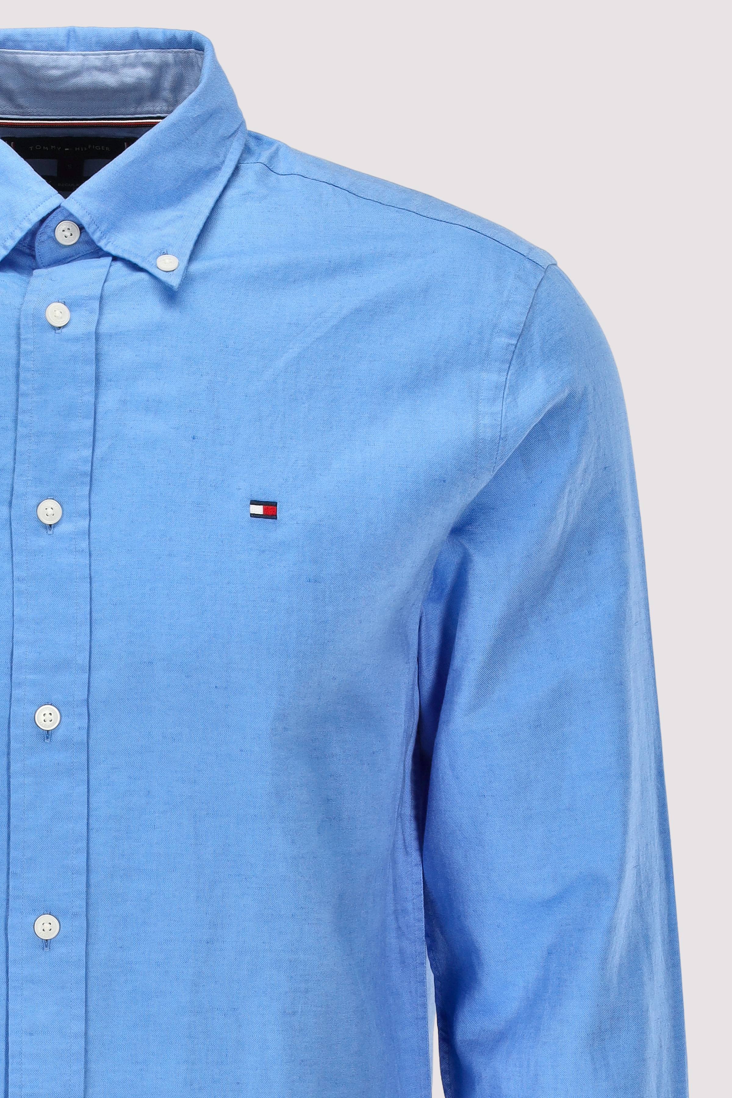 Tommy Hilfiger - Tommy Hilfiger Leinenhemd Blau