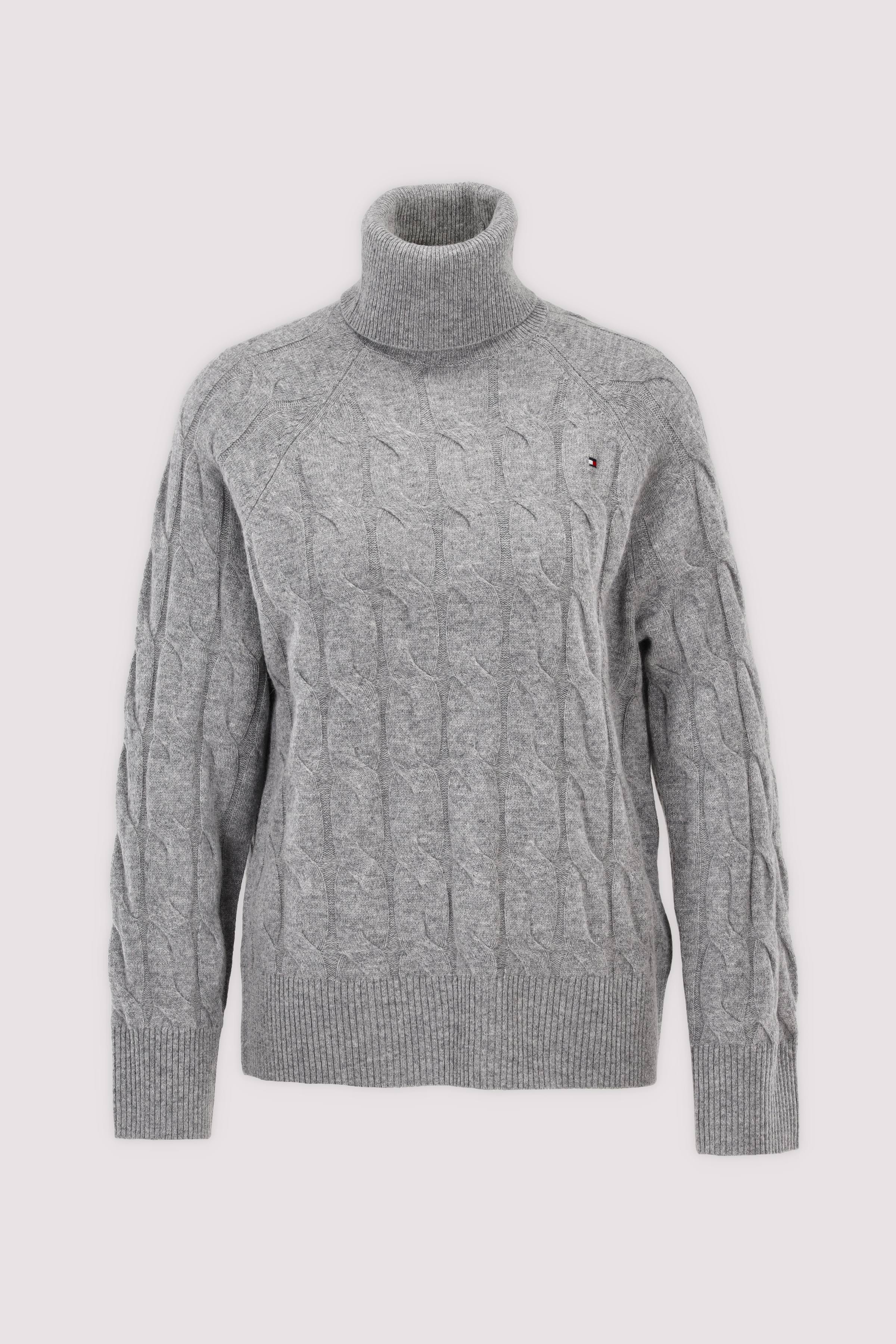 SOFT WOOL CABLE ROLL-NK LS SWT