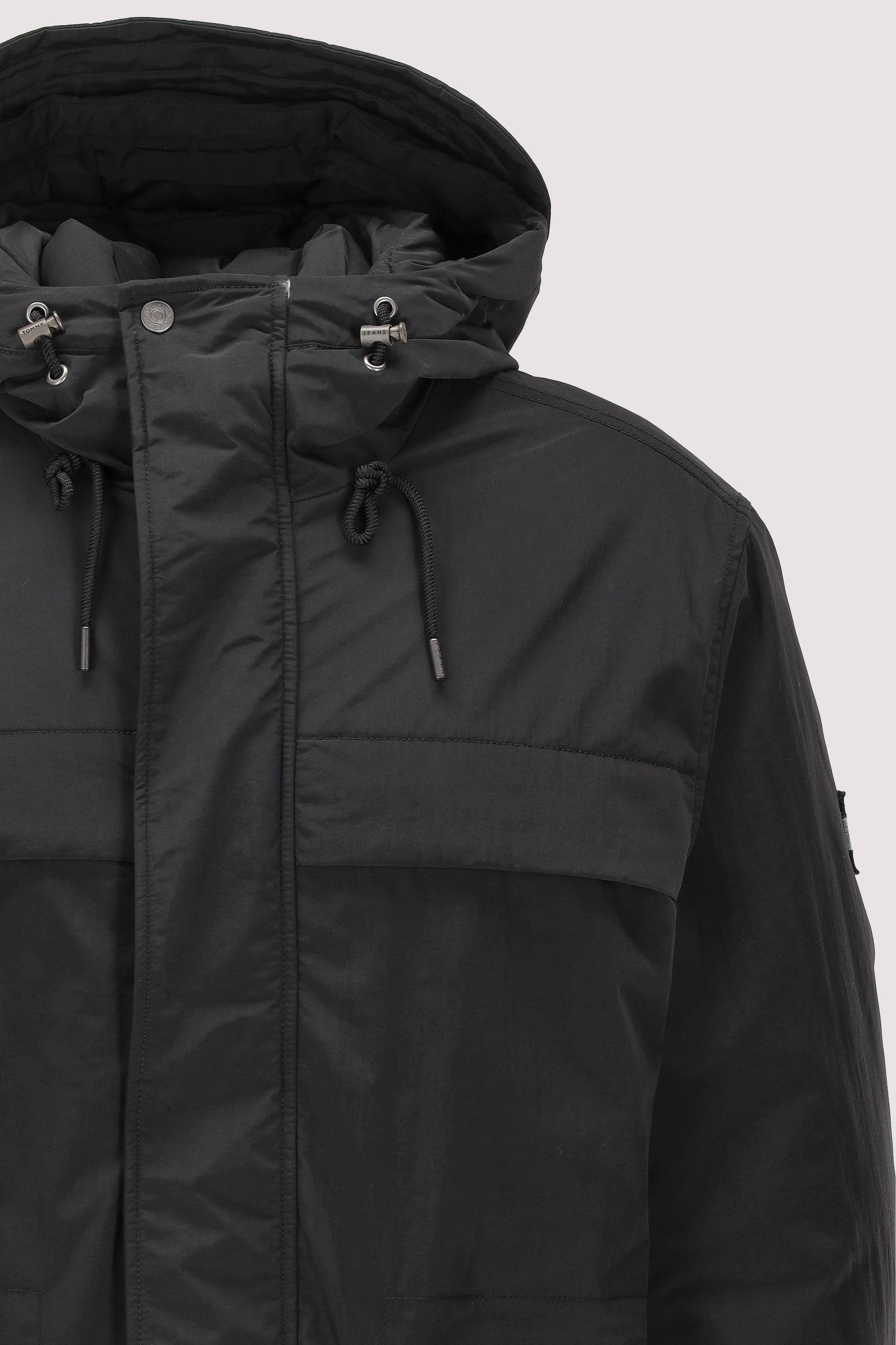 Tommy Jeans - Tommy Jeans Herren Parka schwarz warm