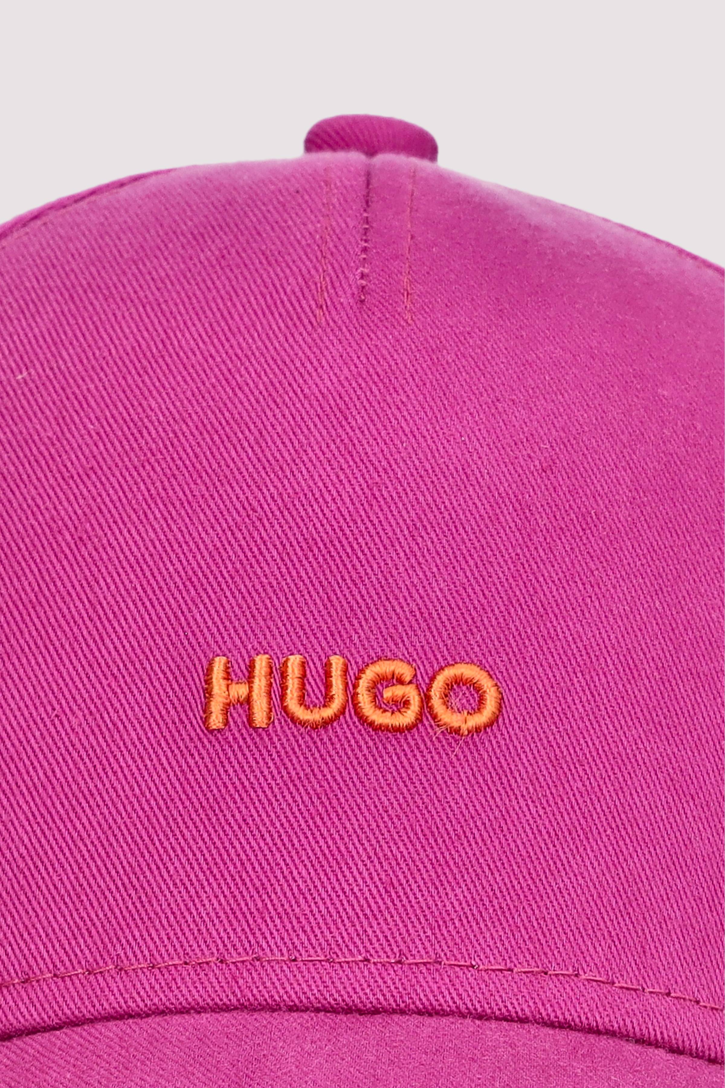 HUGO Cap – dunkelrosa, lässig