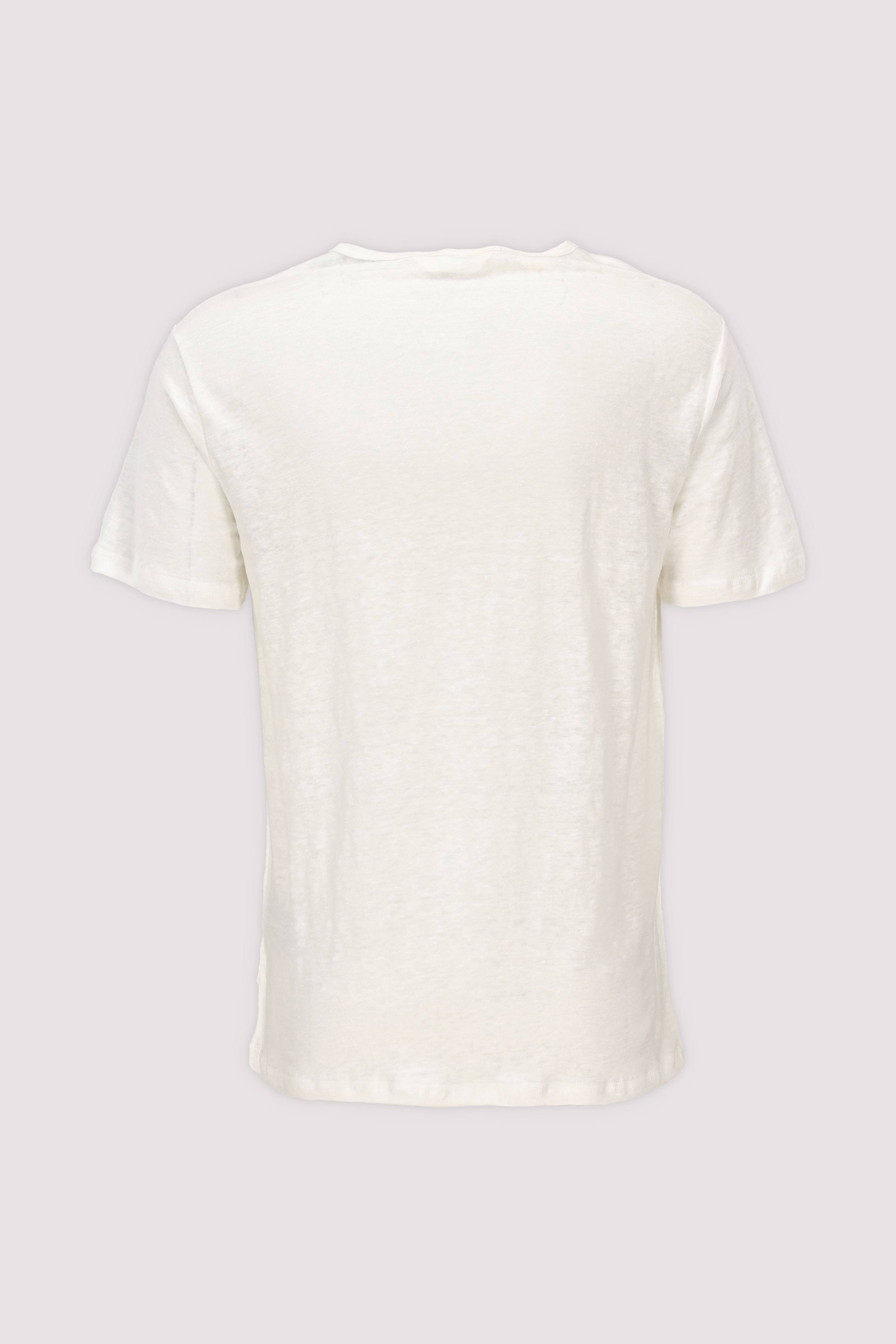 SLHBET LINEN SS O-NECK TEE