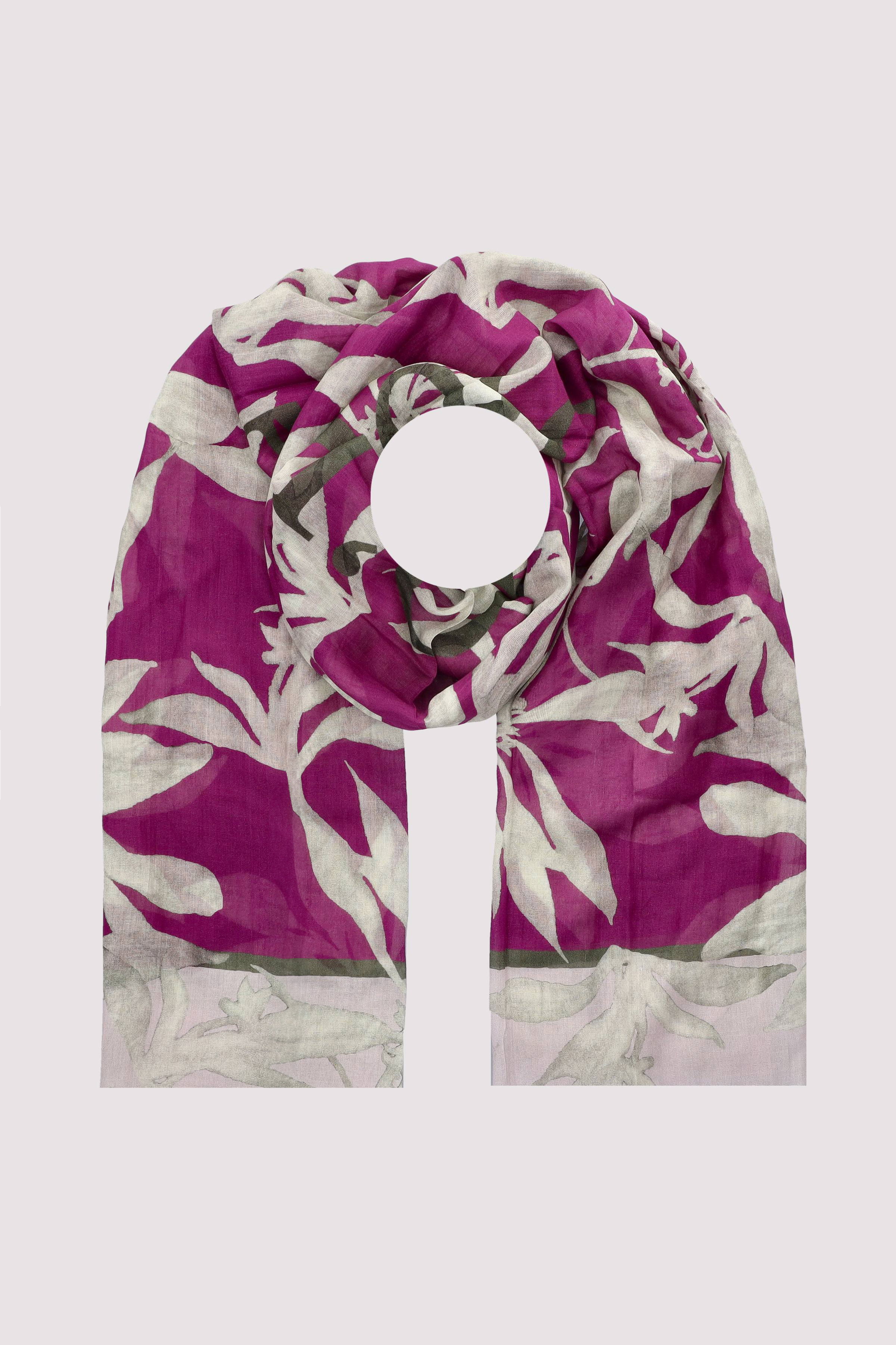 Scarf, woven, cotton-modal, va