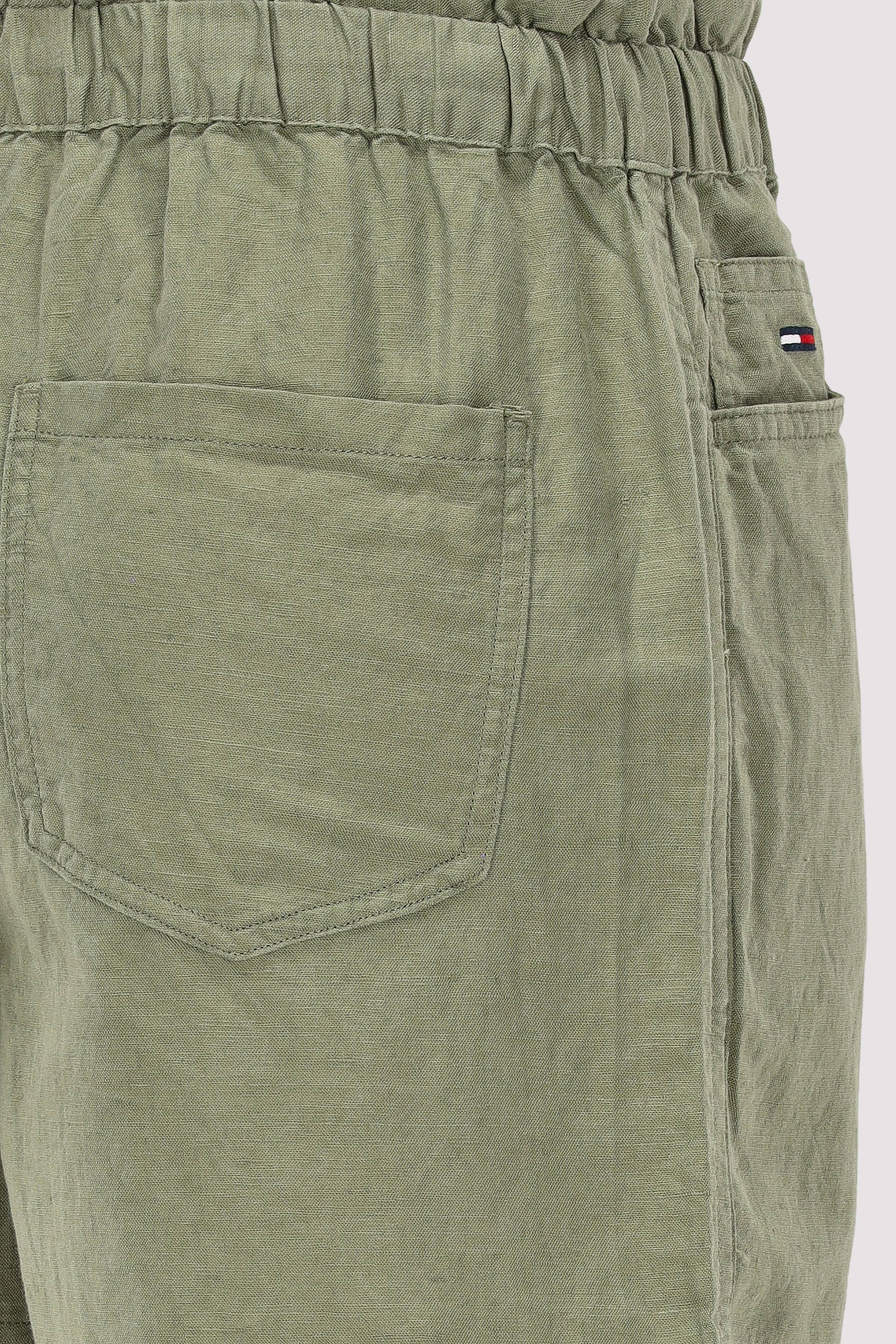 Tommy Hilfiger - Tommy Hilfiger Leinen-Shorts grün