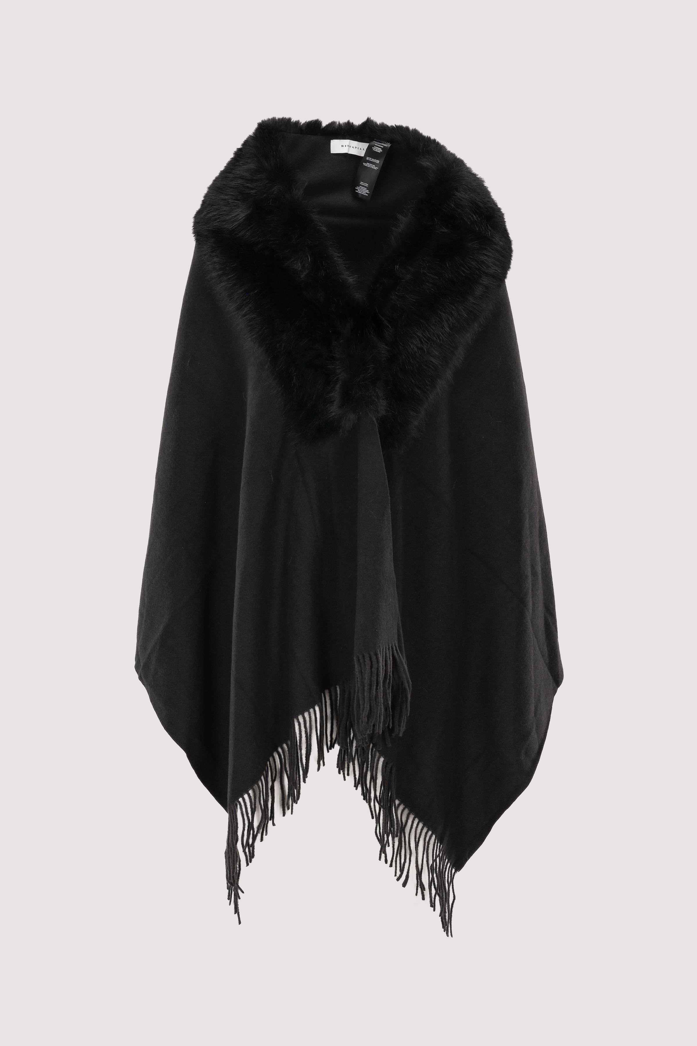 Rino and Pelle - Schwarzes Cape von Rino und Pelle