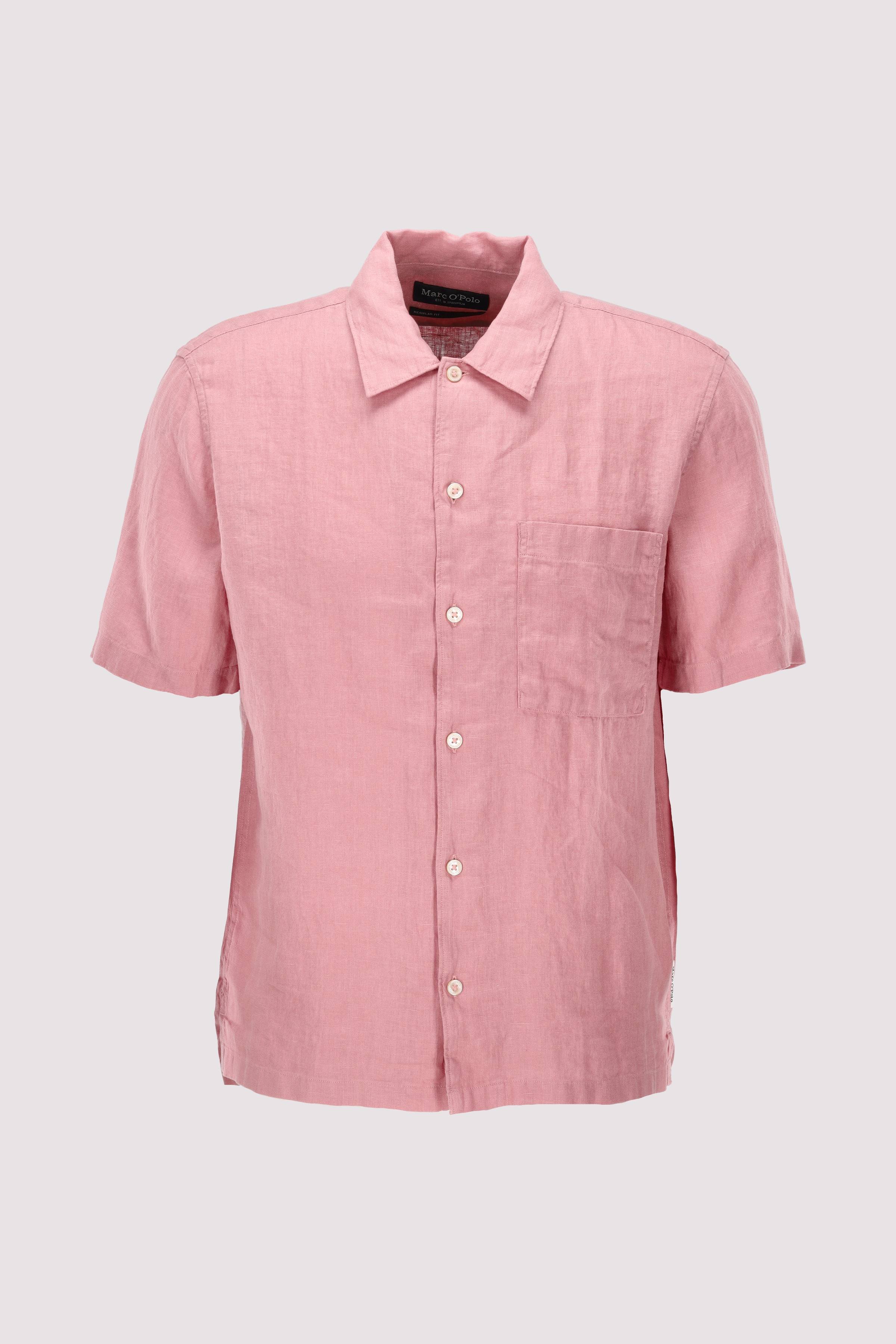 Camp collar,short sleeves,one 