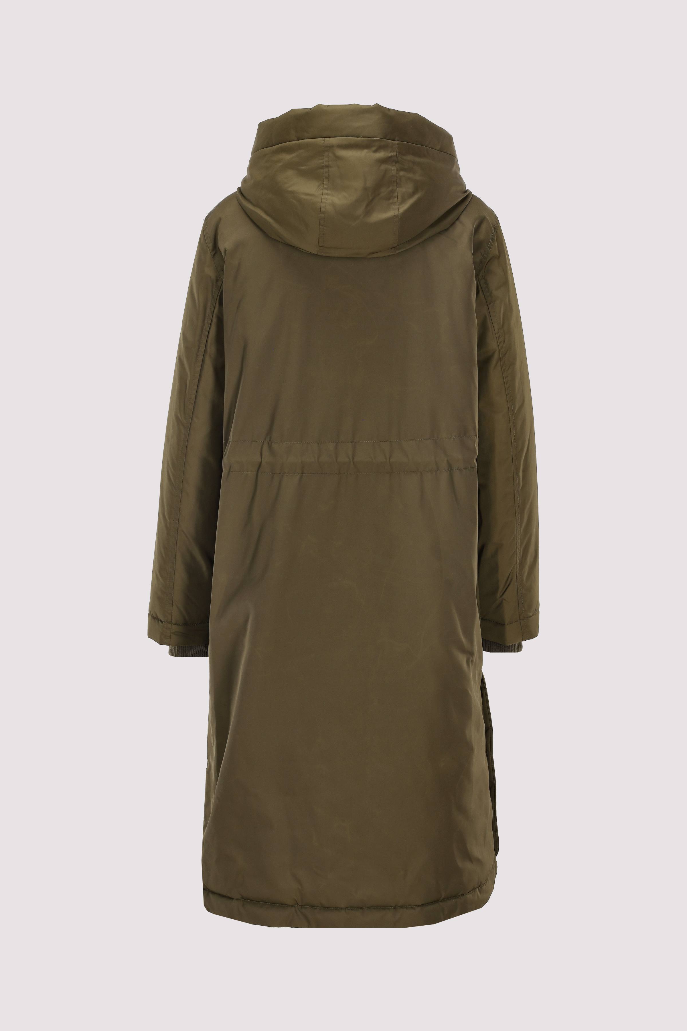 Parka, padded, with hood, draw