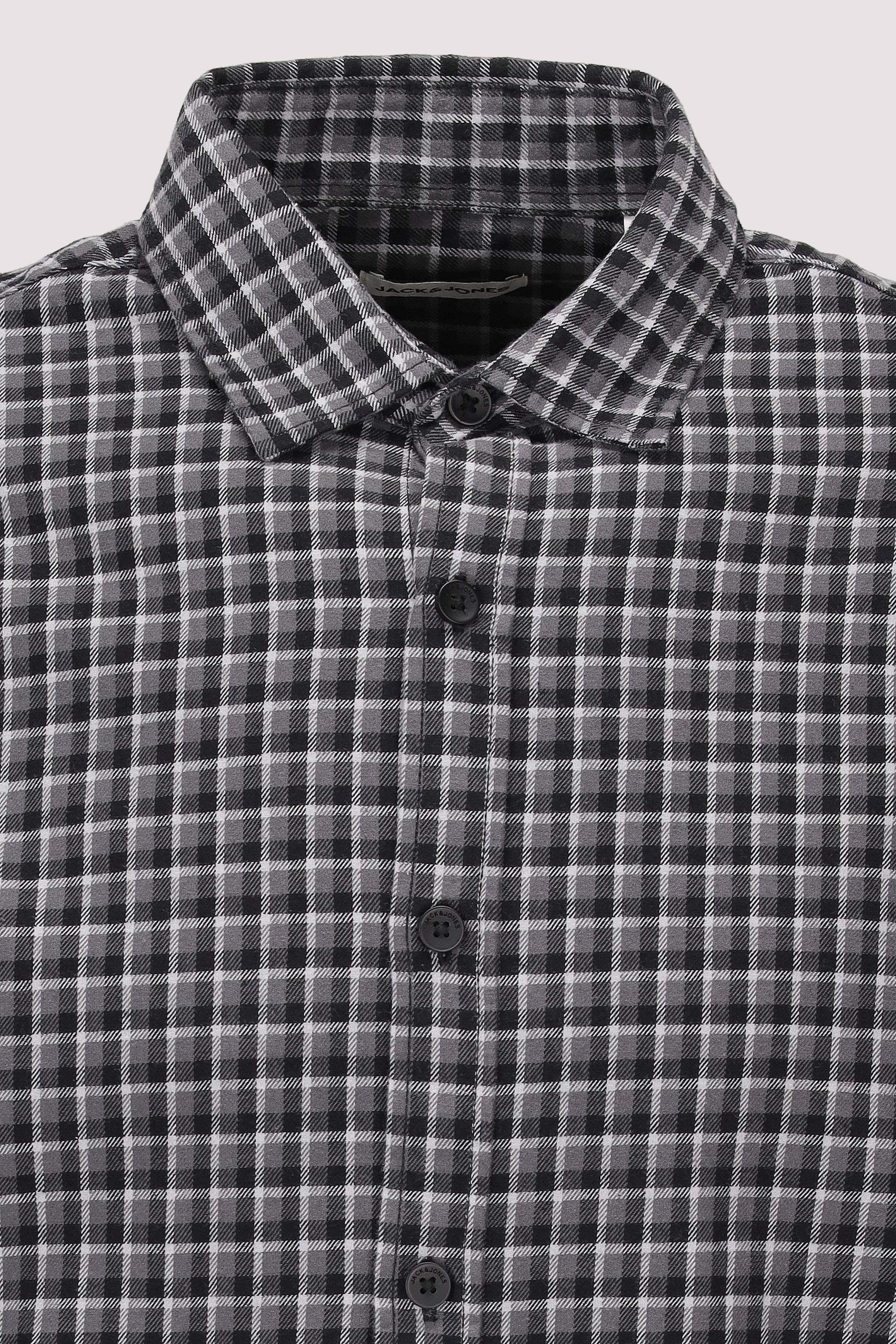 Jack and Jones - Jack and Jones Langarmhemd Schwarz