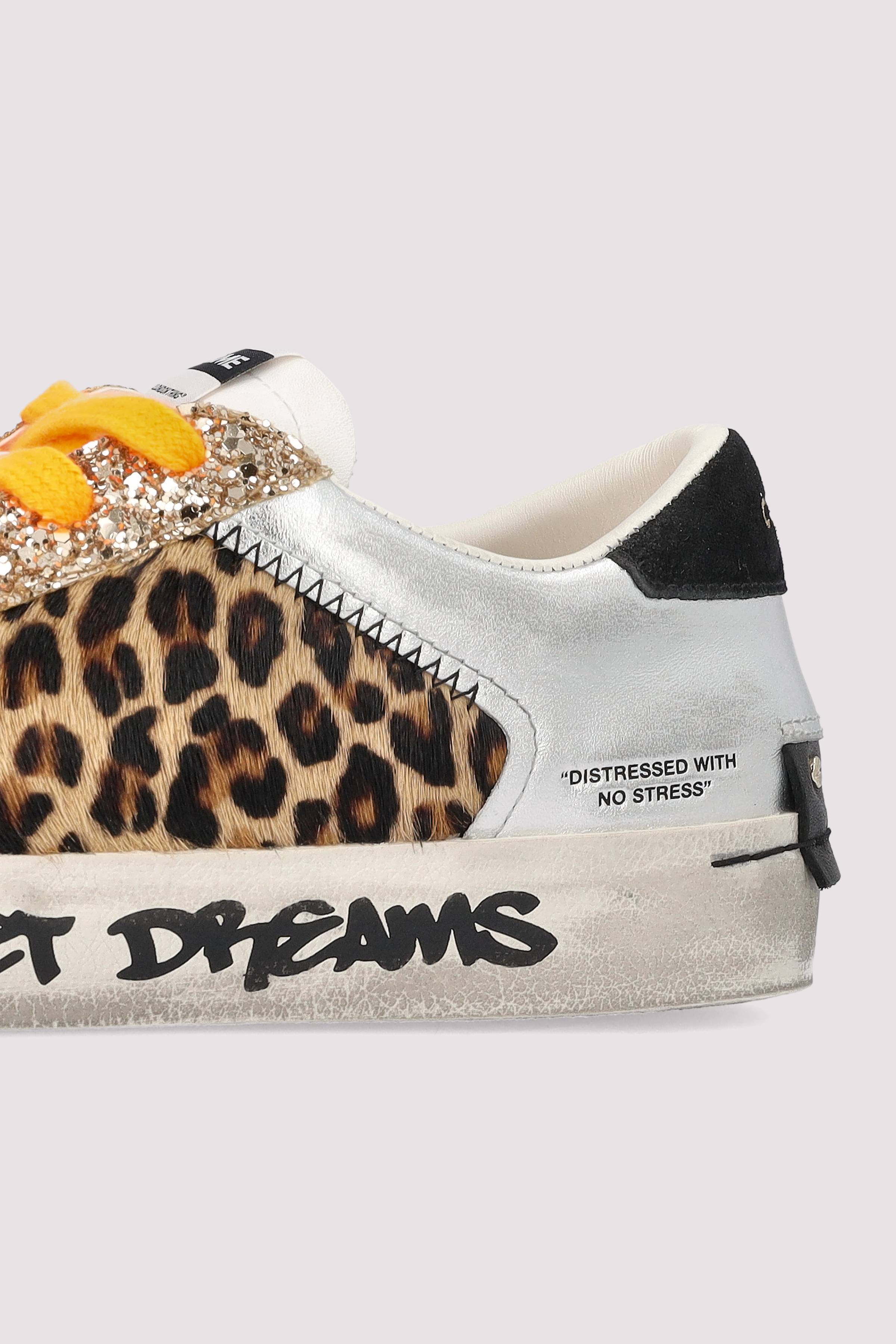Crime London Damen Sneaker Low-Top Bunt