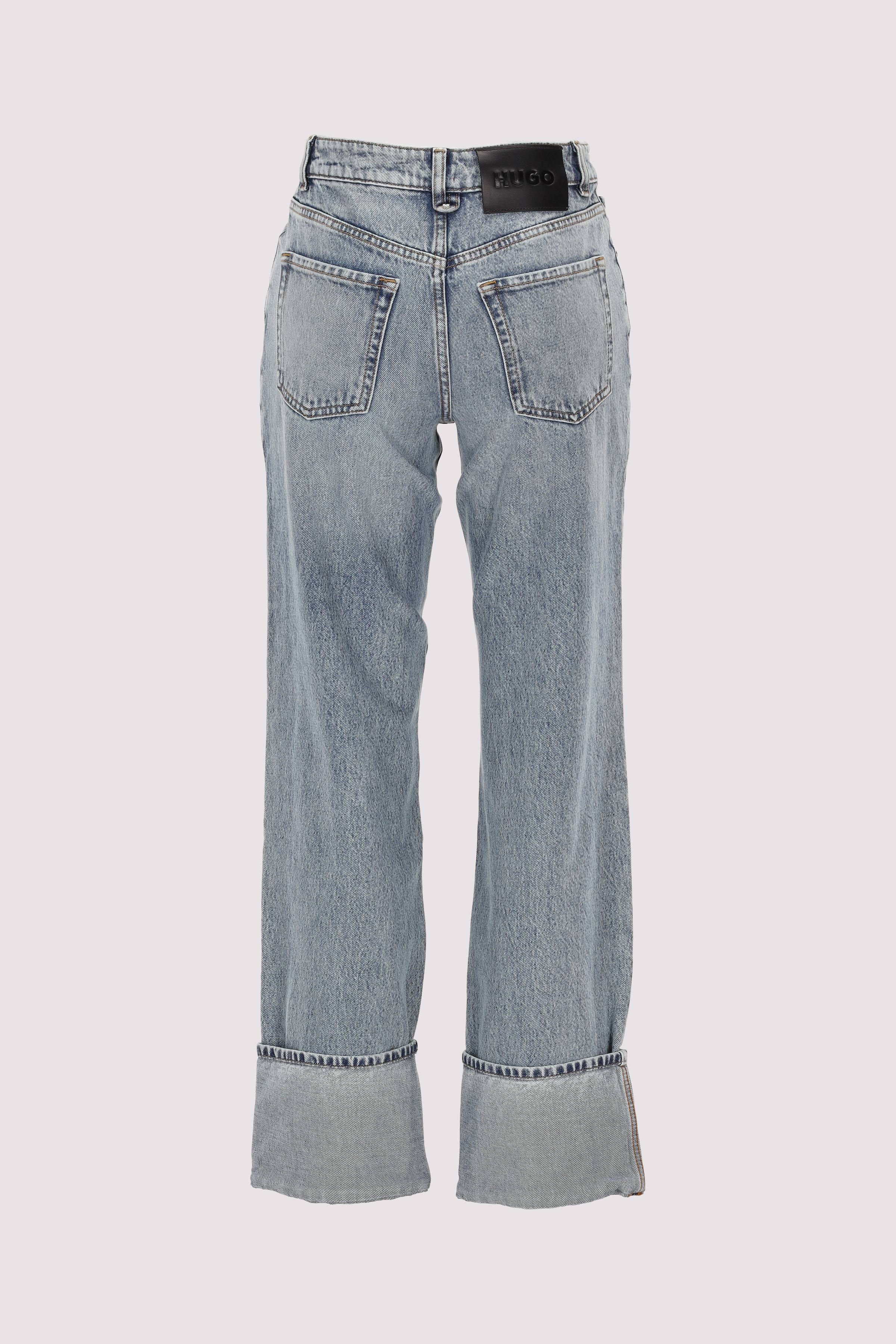 HUGO Skinny Jeans blau elastisch