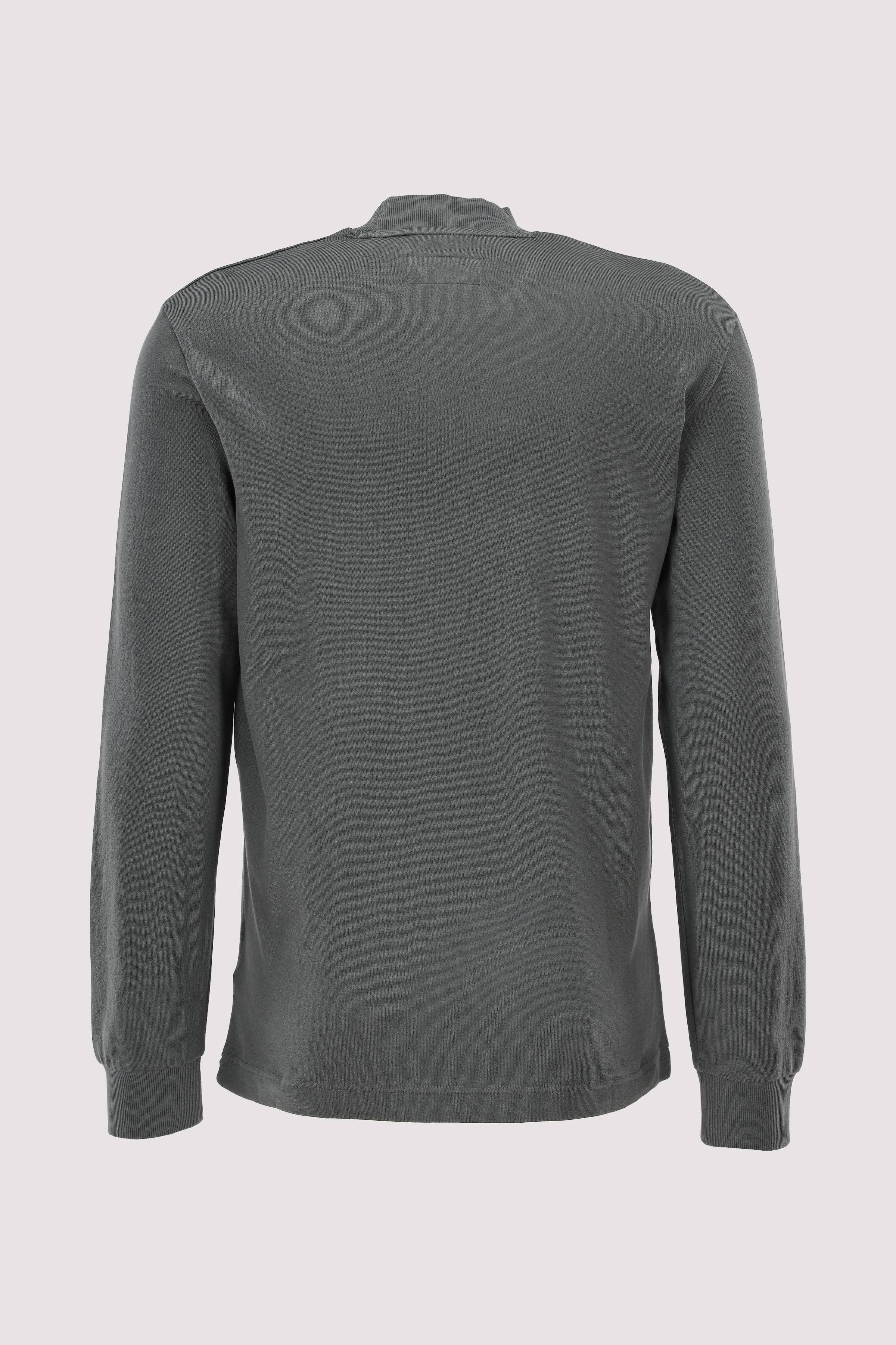 T-shirt, long sleeve, Mock nec