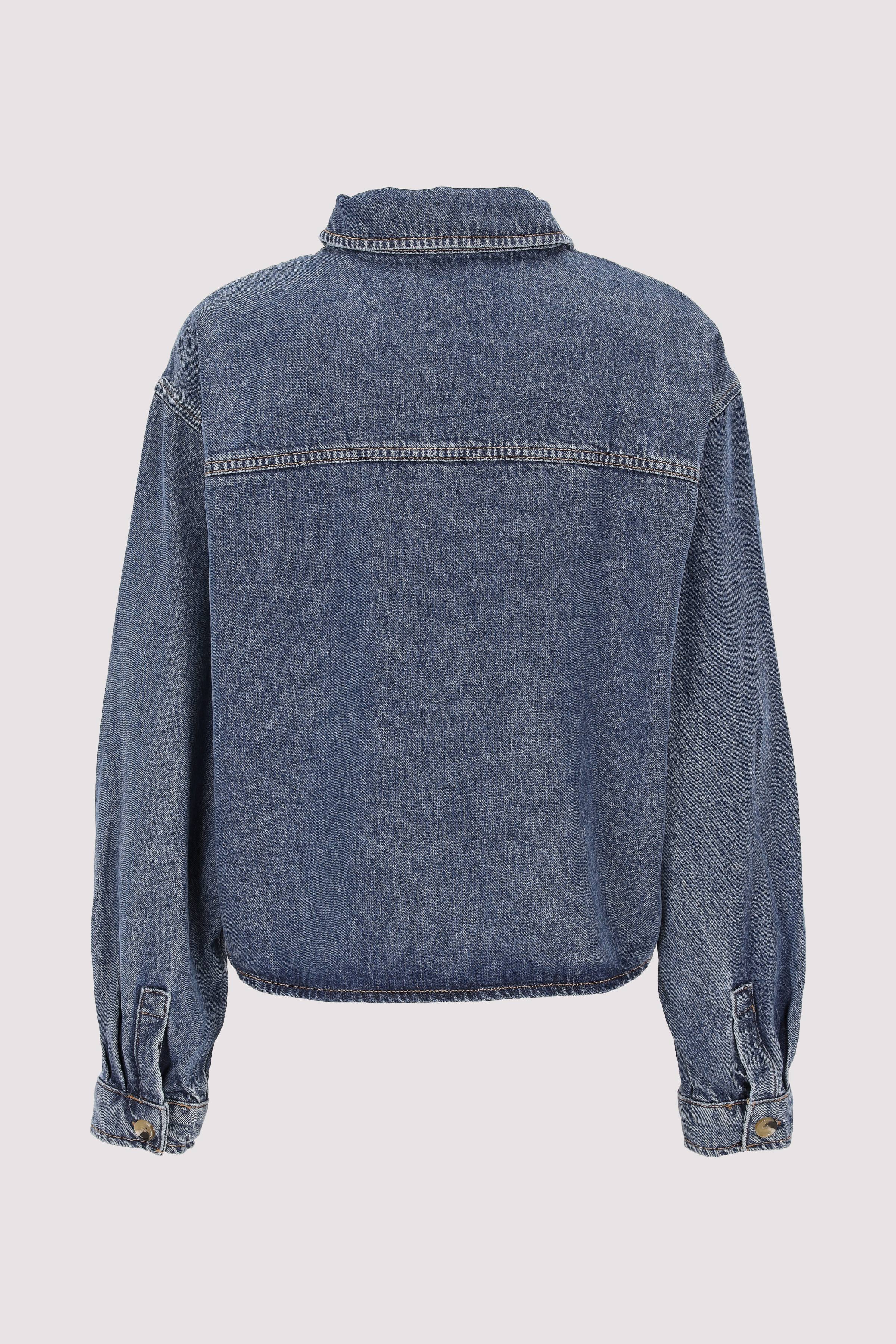 Ärmellose Bluse aus Lyocell & Baumwolle
