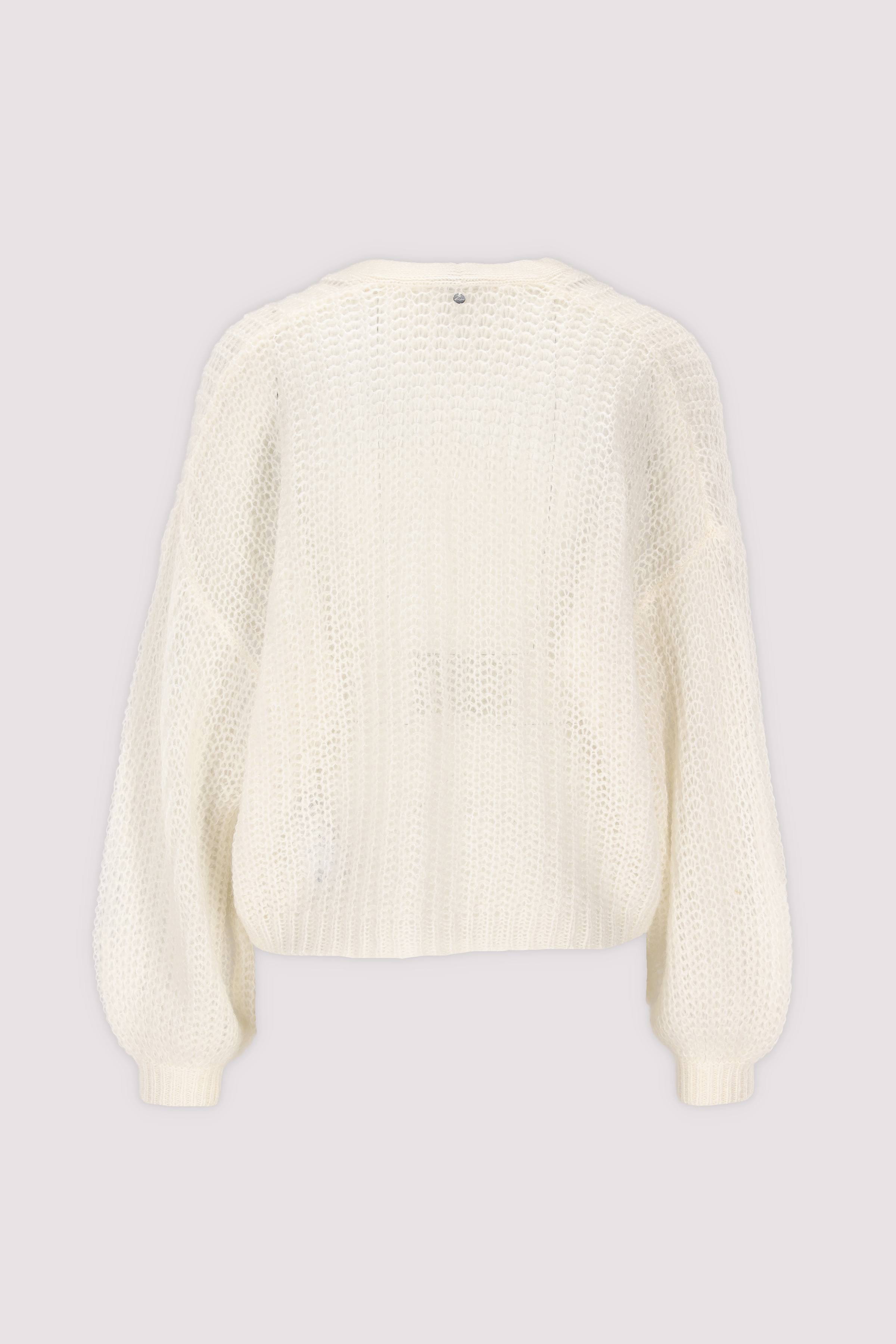 HUGO Cardigan offwhite lässiger Look