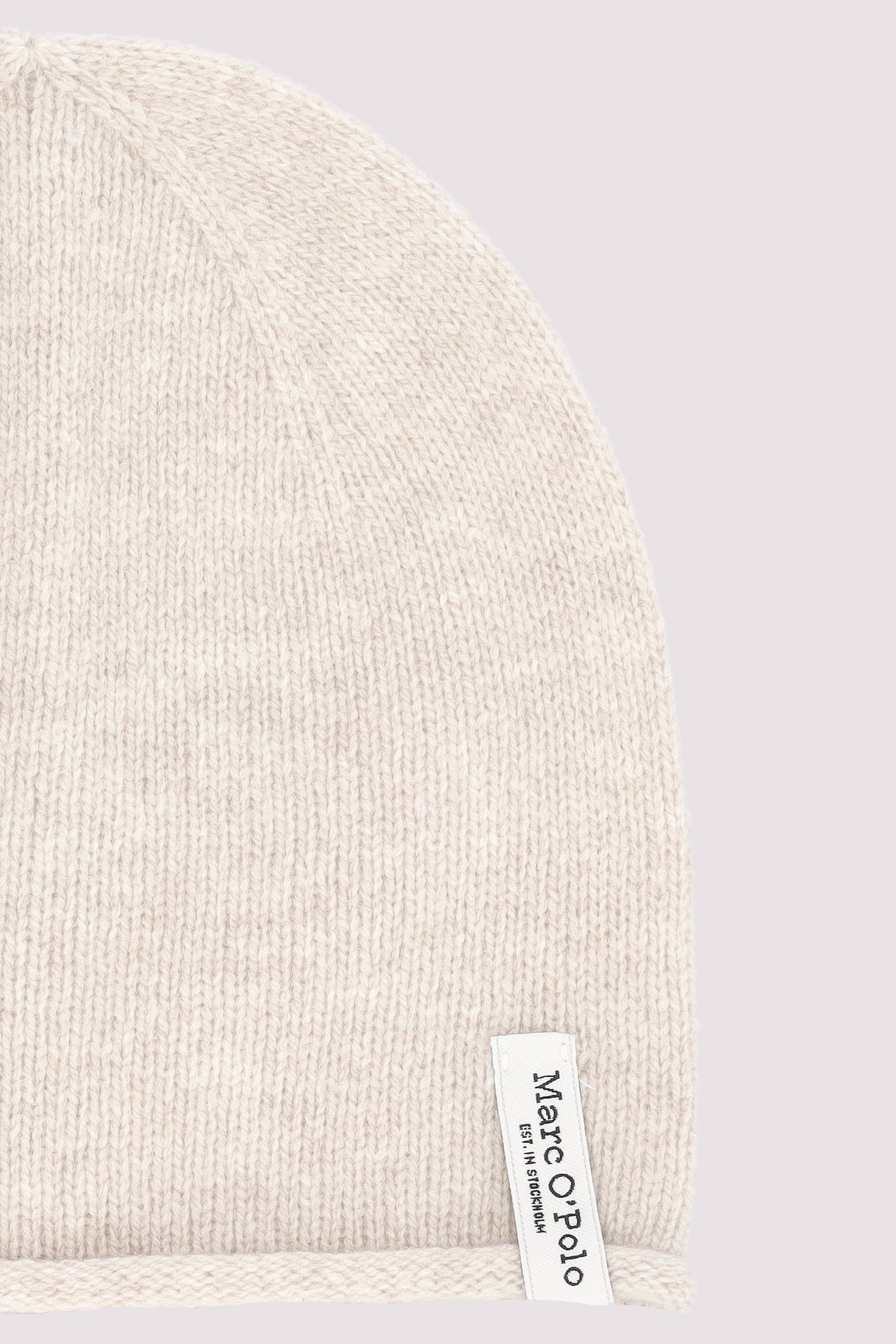Marc O'Polo Damenmütze beige, wärmend