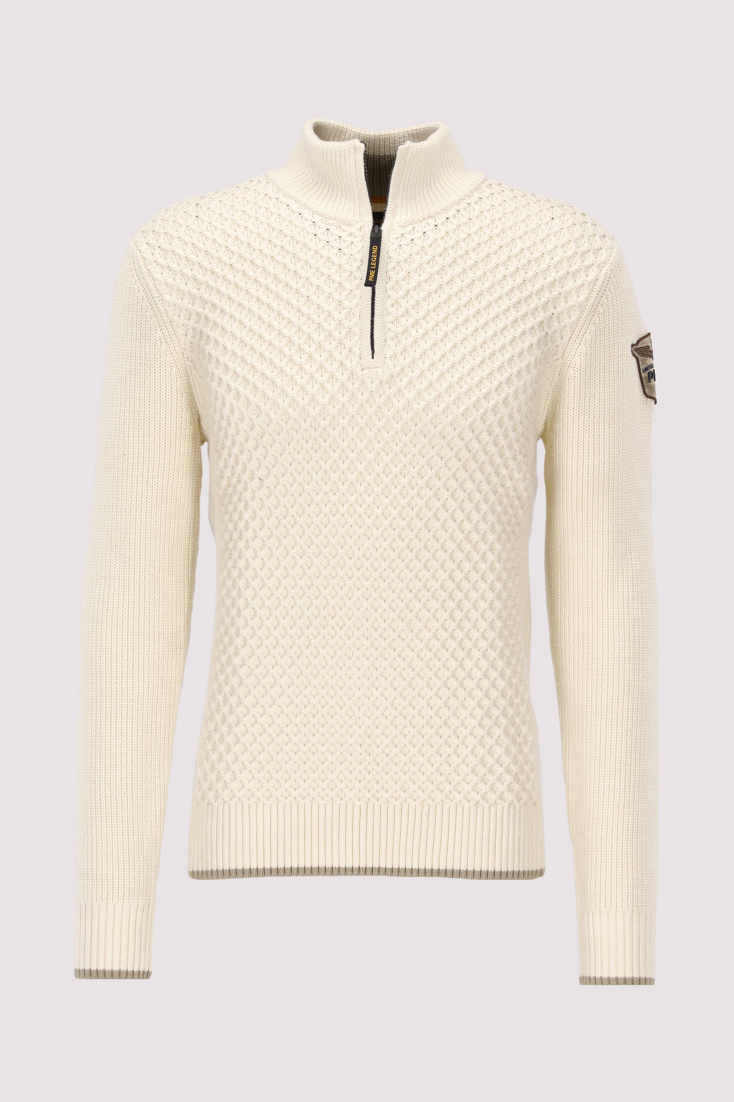 Half zip collar cotton mix yar