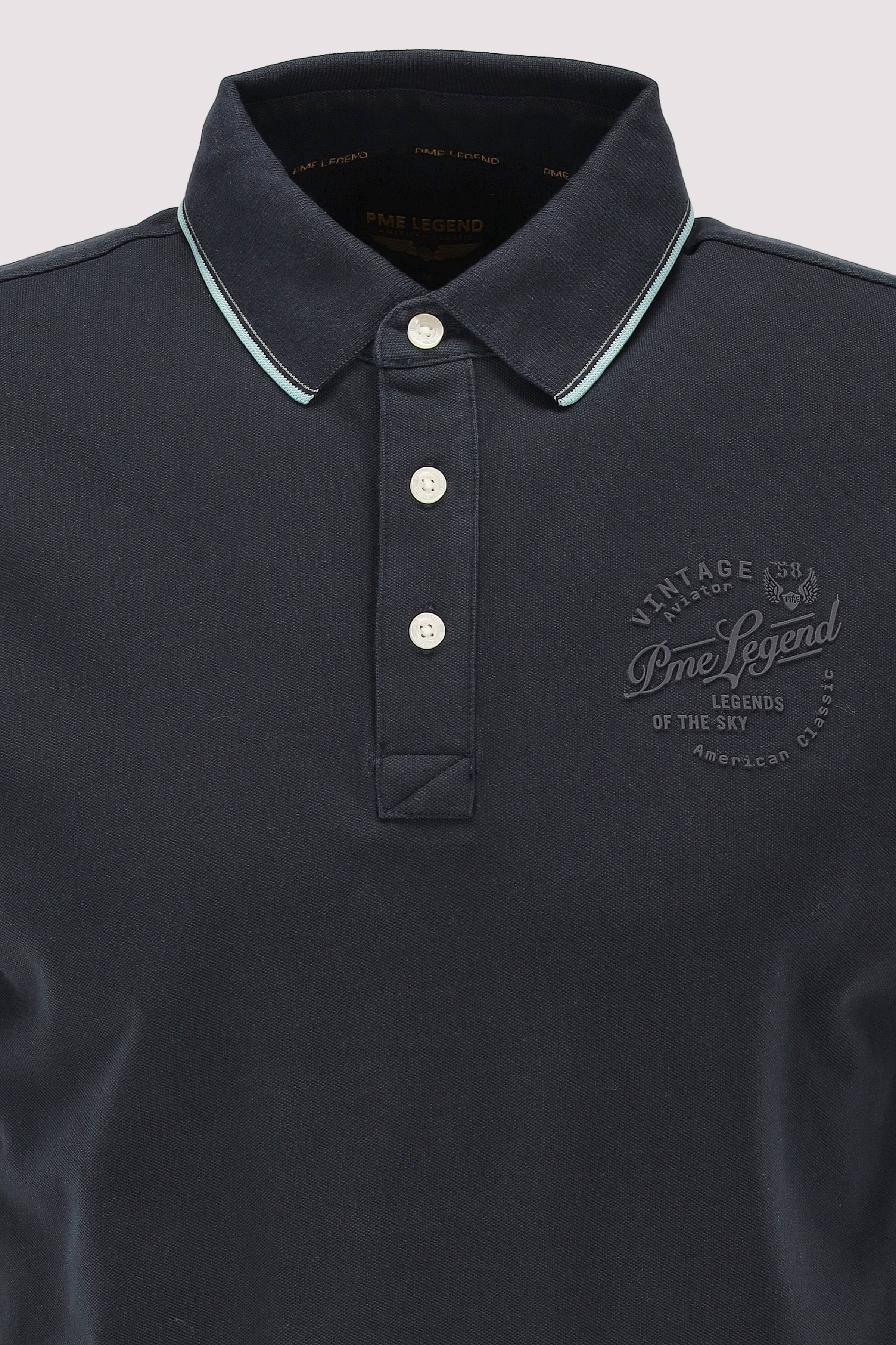 PME Legend - Short sleeve polo stretch piqu PME Legend - Short sleeve polo stretch piqu