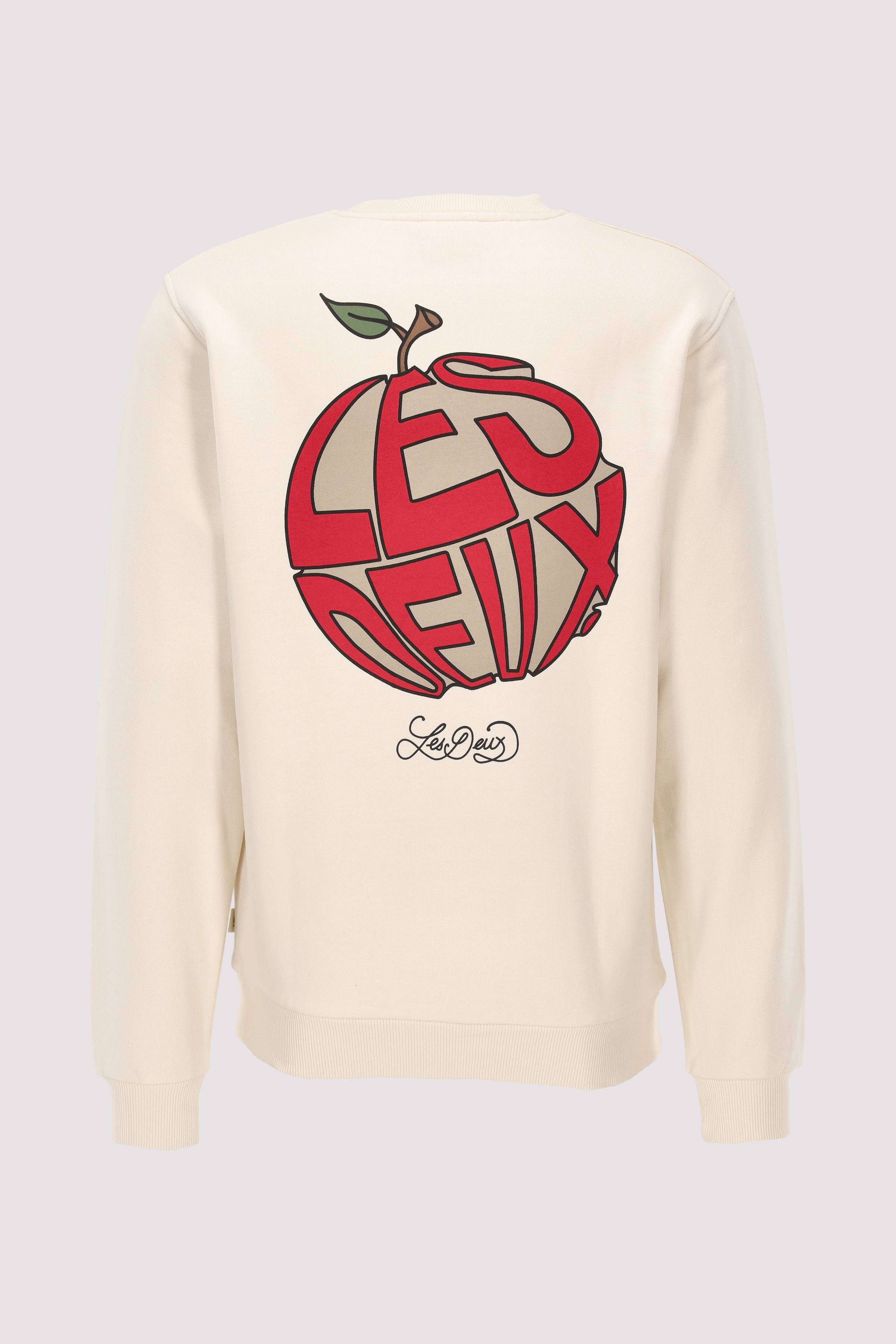 Les Deux Sweatshirt Weiß weicher Komfort